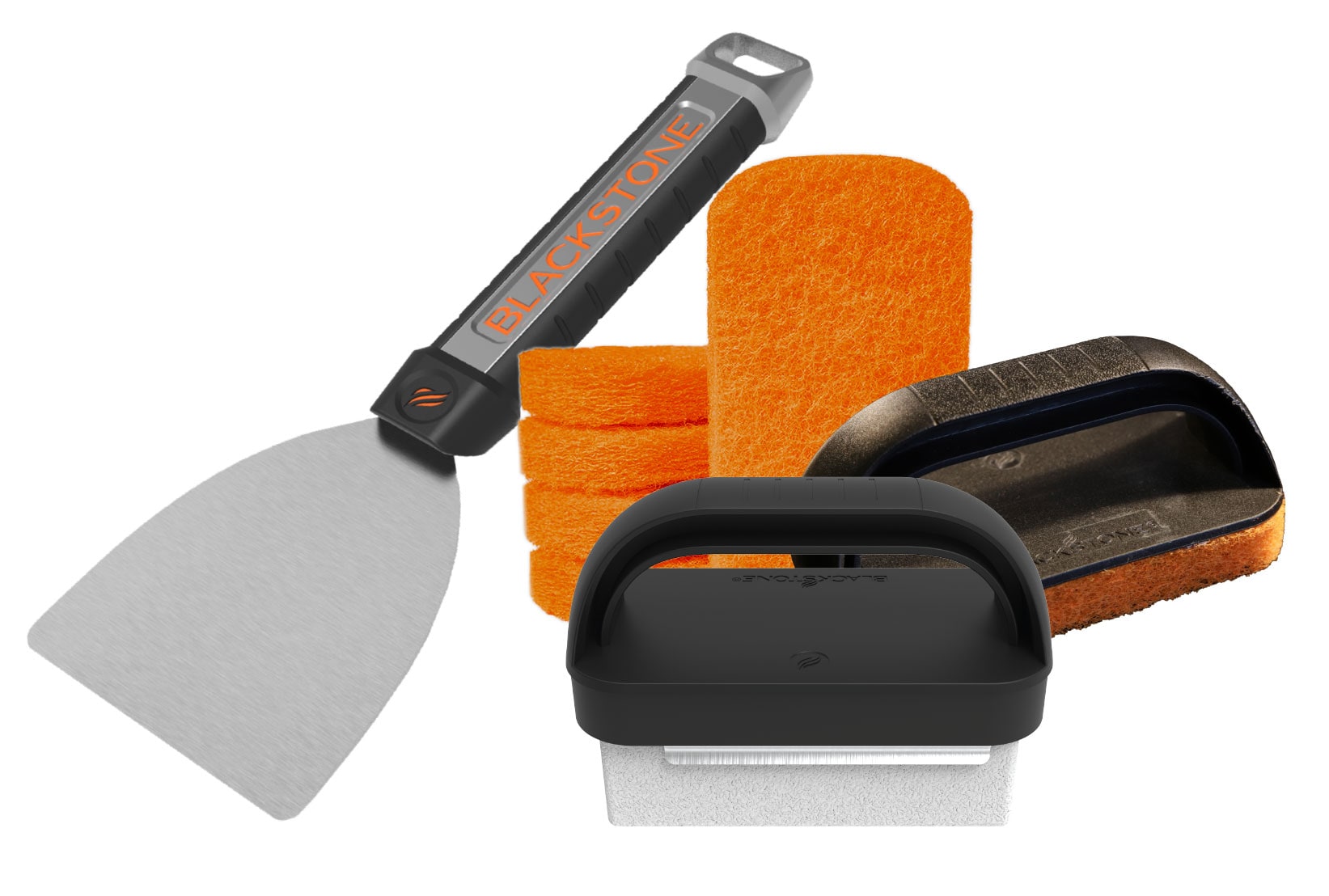 Blackstone Culinary 10-Piece Cleaning Kit with Pumice Grill cleaning block with 4-in with Scraper Blade