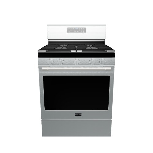 Maytag 30-in 5 burners 5-cu ft Air Fry Convection Oven Freestanding Natural Gas Range ( Fingerprint Resistant Stainless Steel )