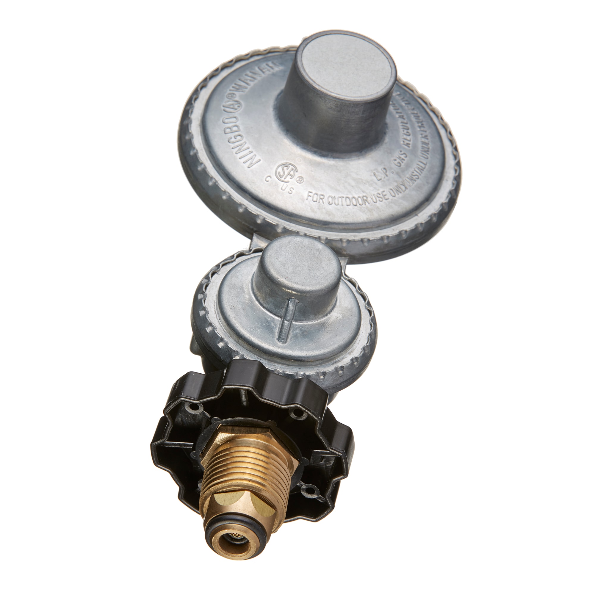 Master Forge 3/8-in Zinc Dual-stage regulator