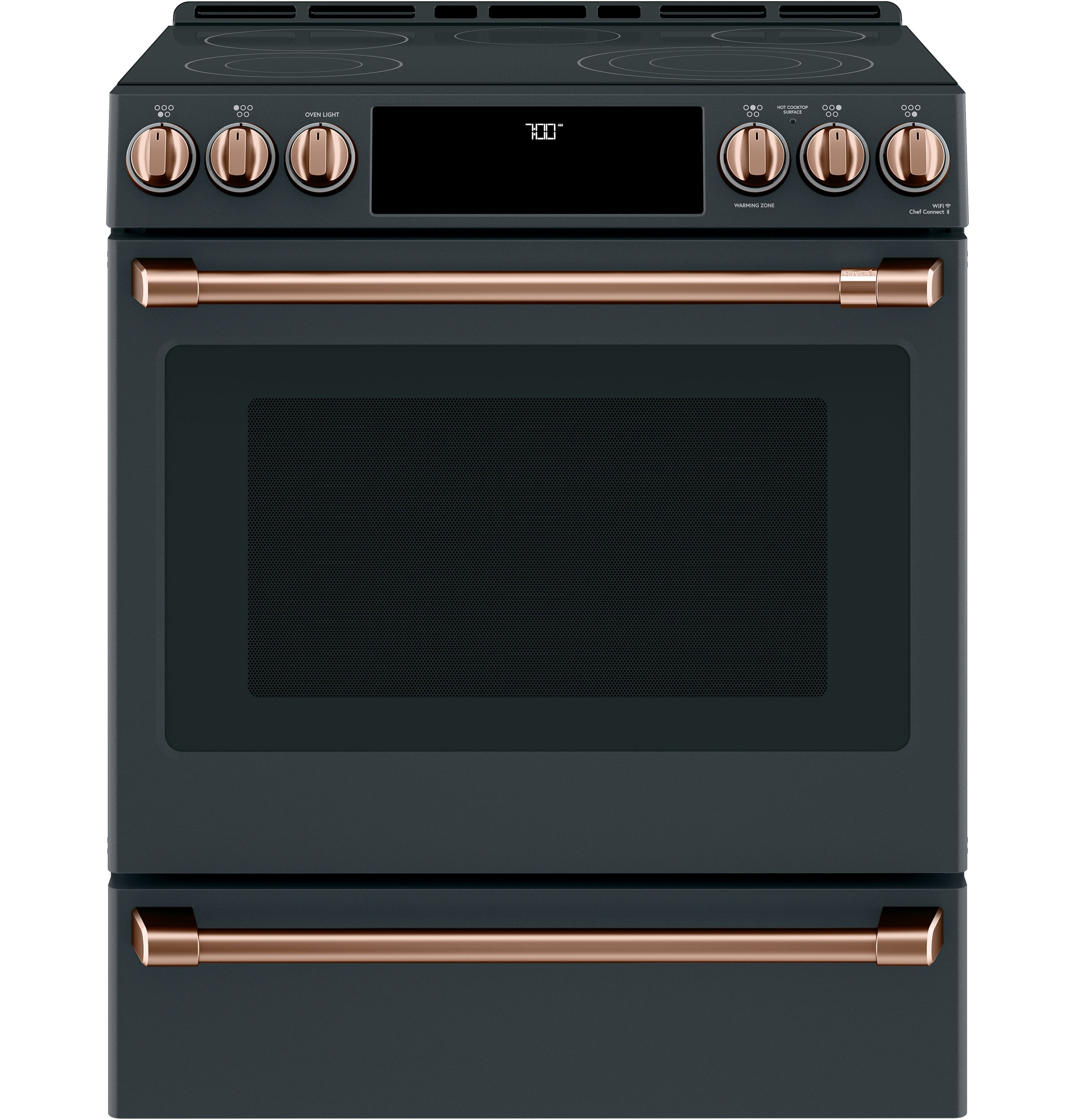 Cafe 30-in Electric range Handle and knob kit ( Brushed Copper )