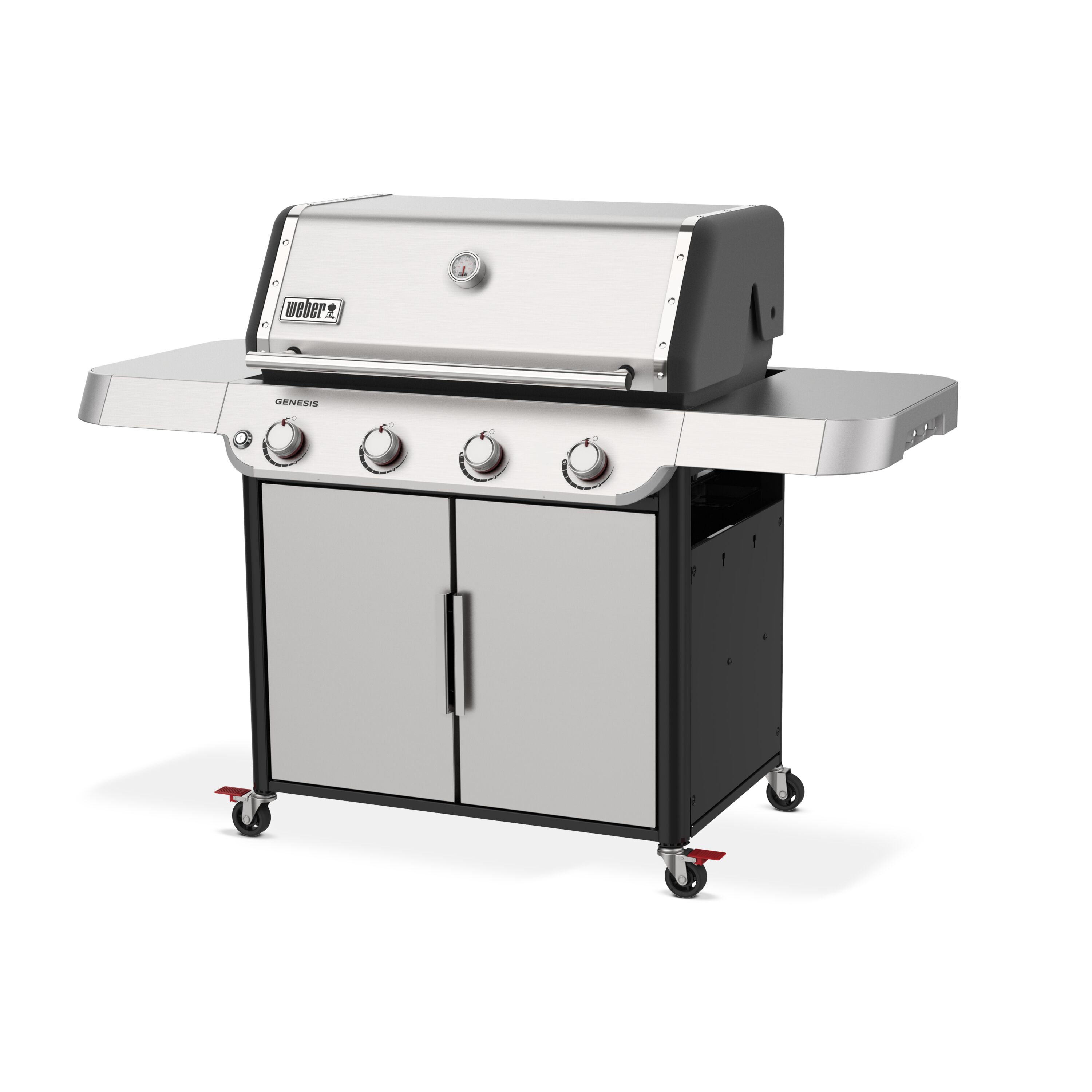 Weber Genesis S-415 Stainless Steel 4 -Burner Liquid Propane Gas Grill