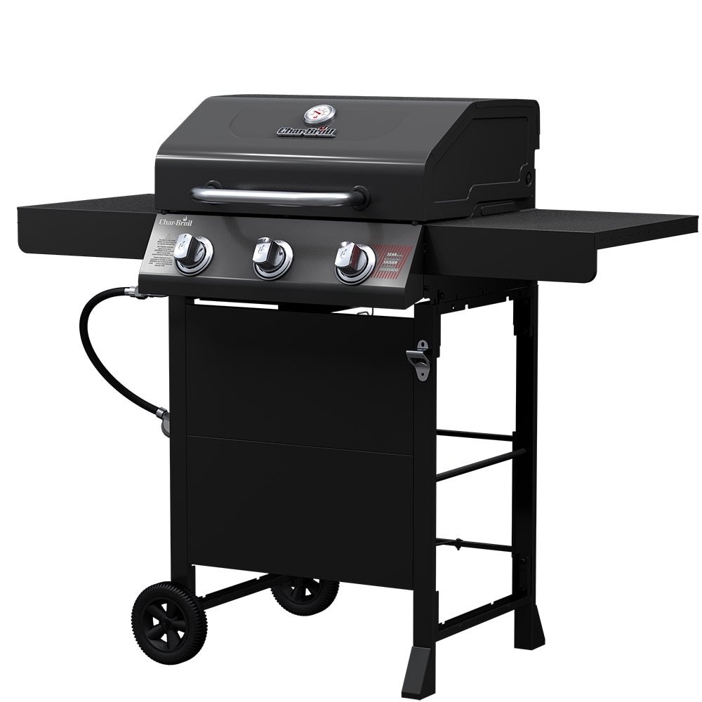 Charbroil Black 3 -Burner Liquid Propane Gas Grill