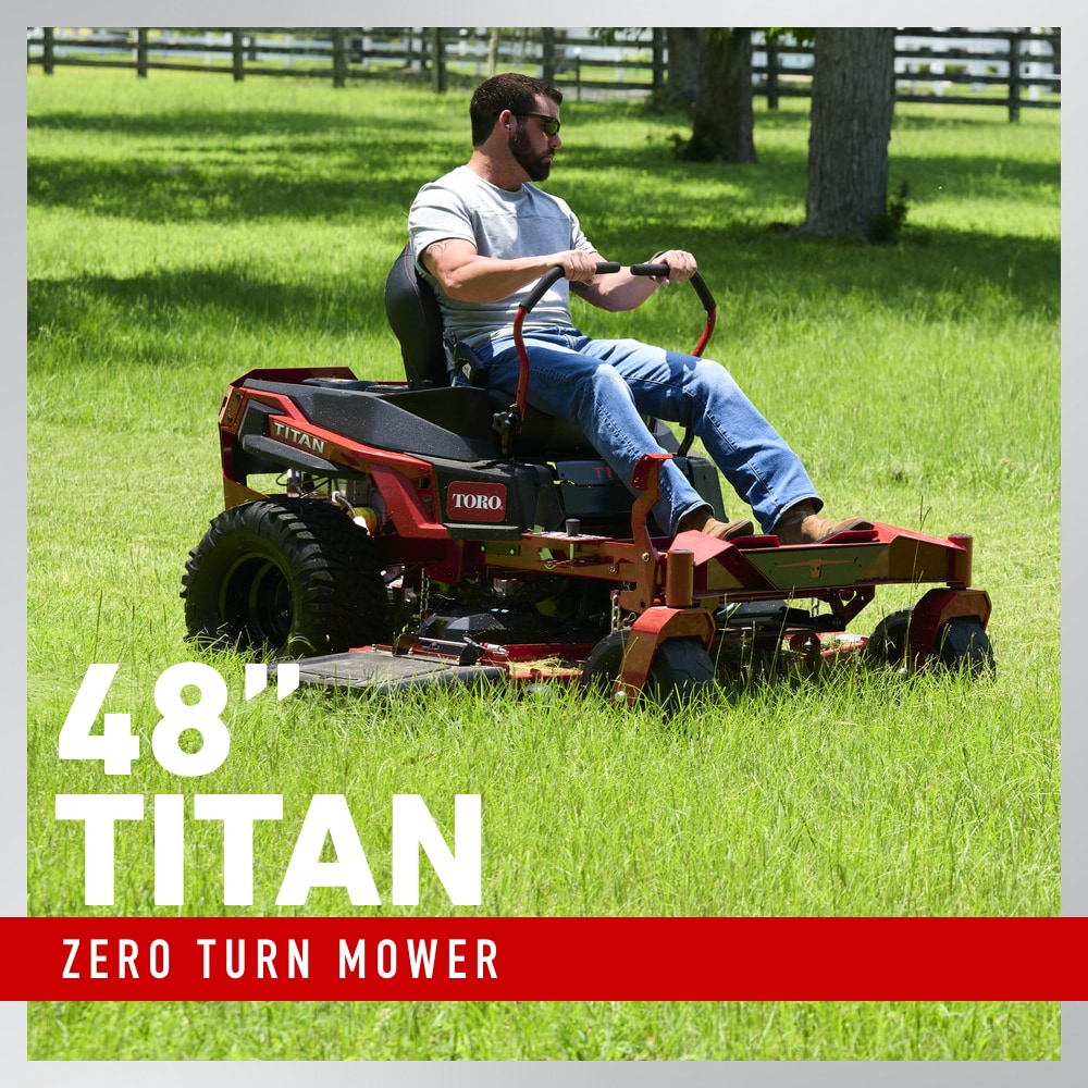 Toro Titan MyRIDE 48-in 23 -HP V-twin Gas Zero-turn Riding Lawn Mower