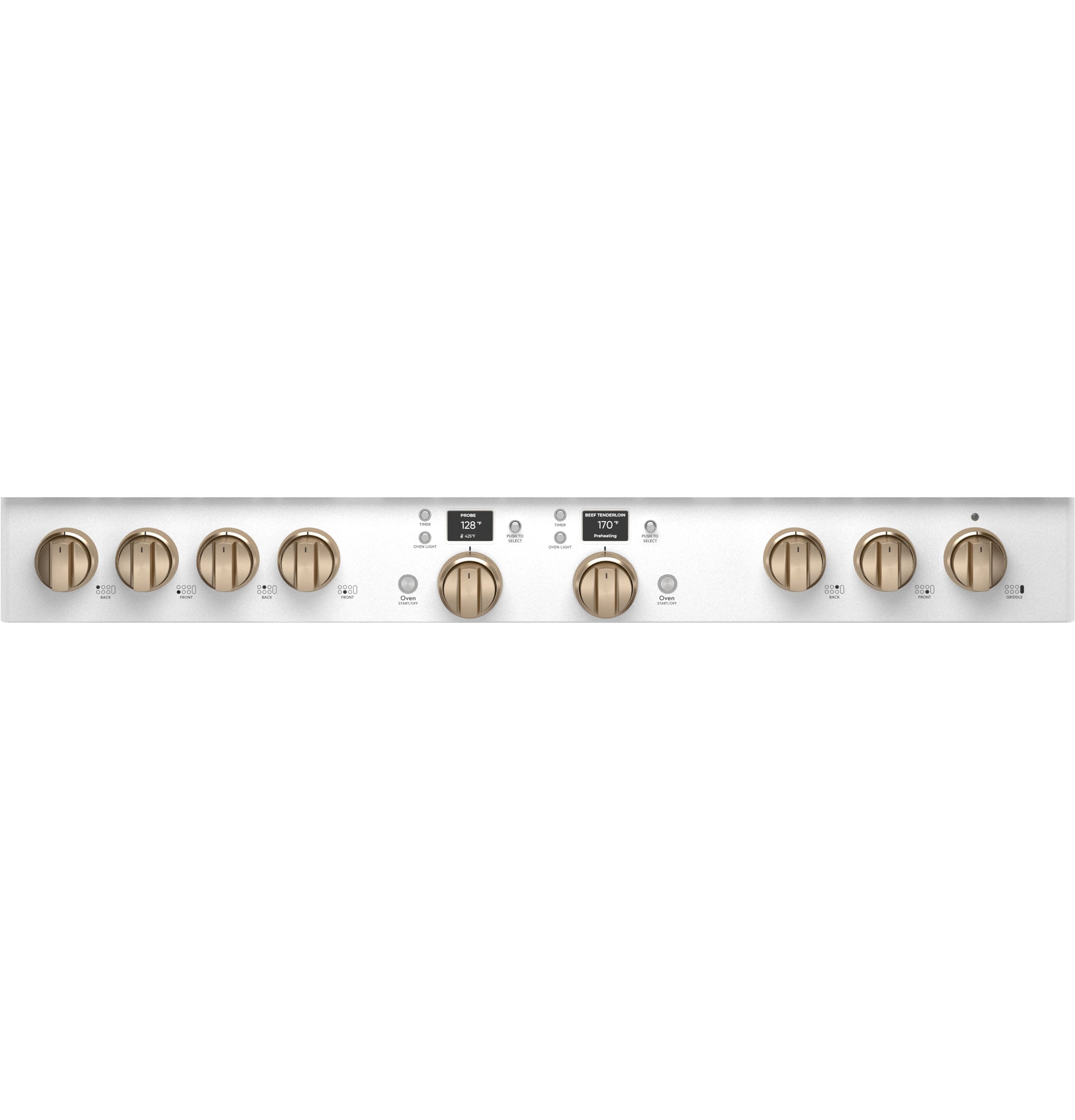 Cafe 48-in Gas range Handle and knob kit ( Brushed Bronze )