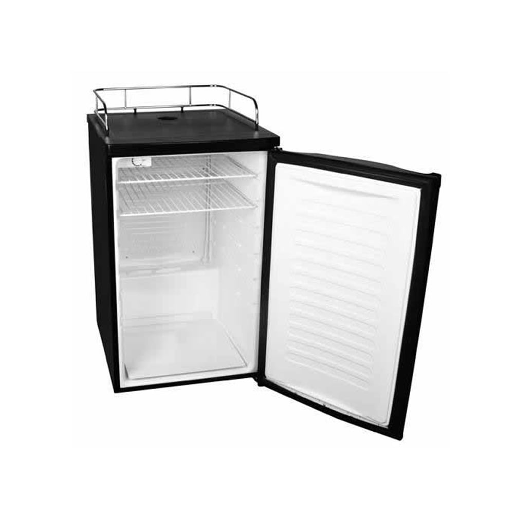 EdgeStar Tapless Half-barrel keg Black Manual Freestanding Kegerator conversion refrigerator