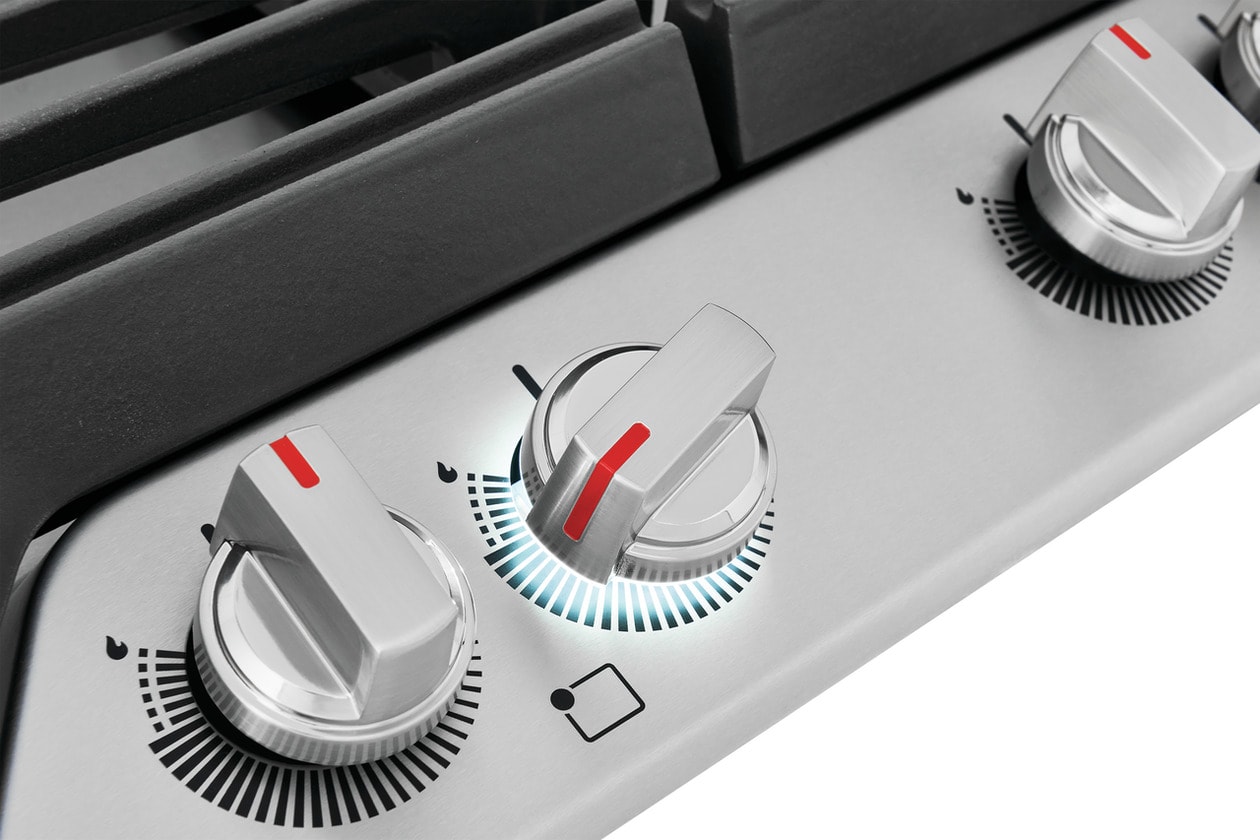 Frigidaire Gallery 30-in 4 burners Stainless steel Gas Cooktop