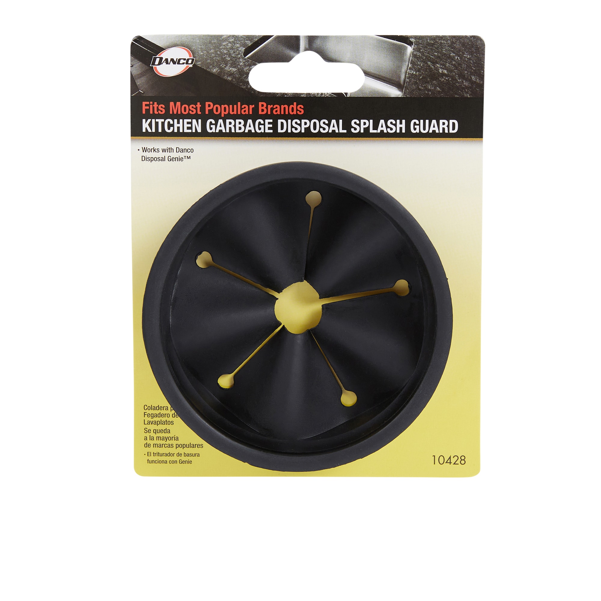 Danco 3.45-in Black Rubber Garbage Disposal Splash guard
