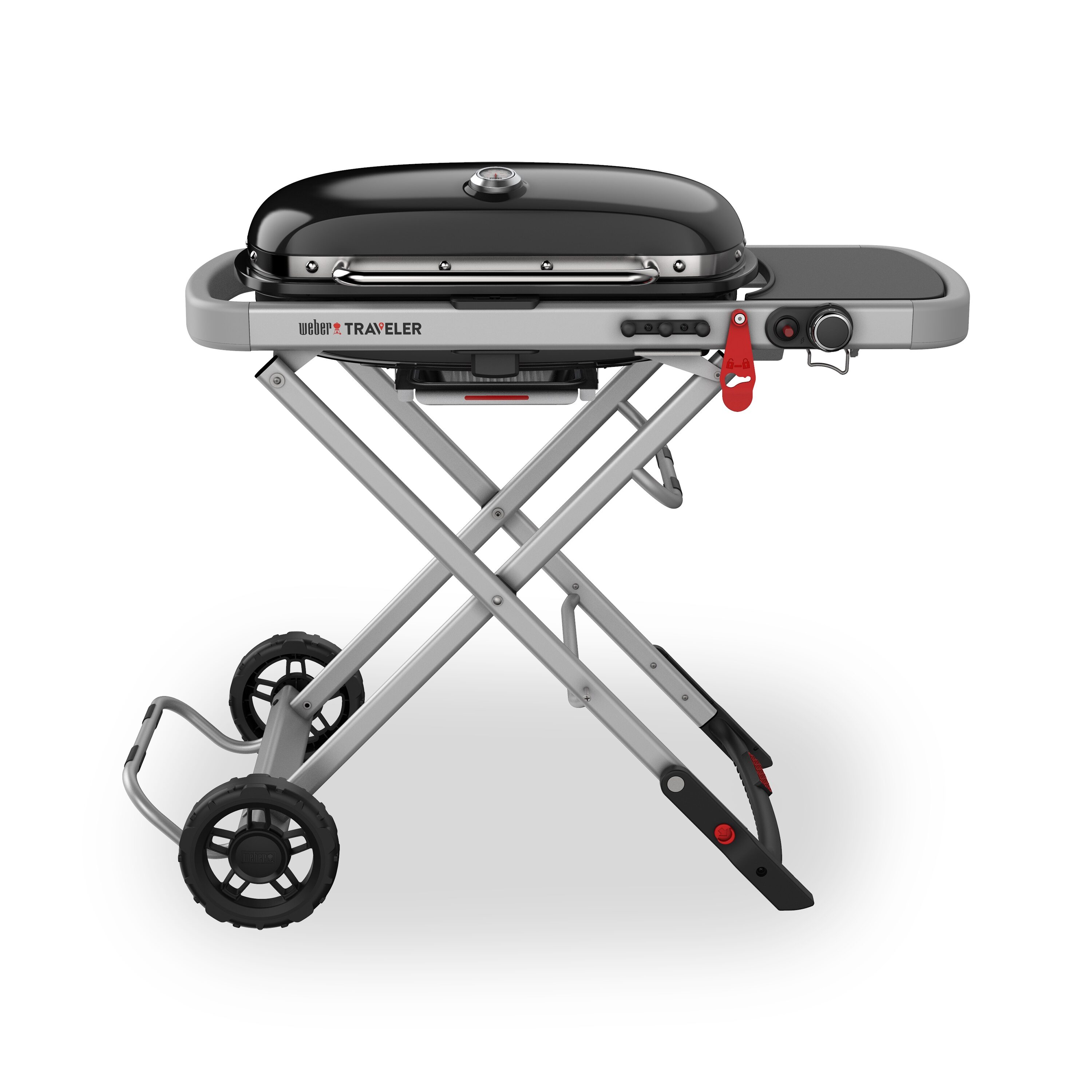 Weber Traveler 320-Sq. in Black Portable Liquid propane Grill