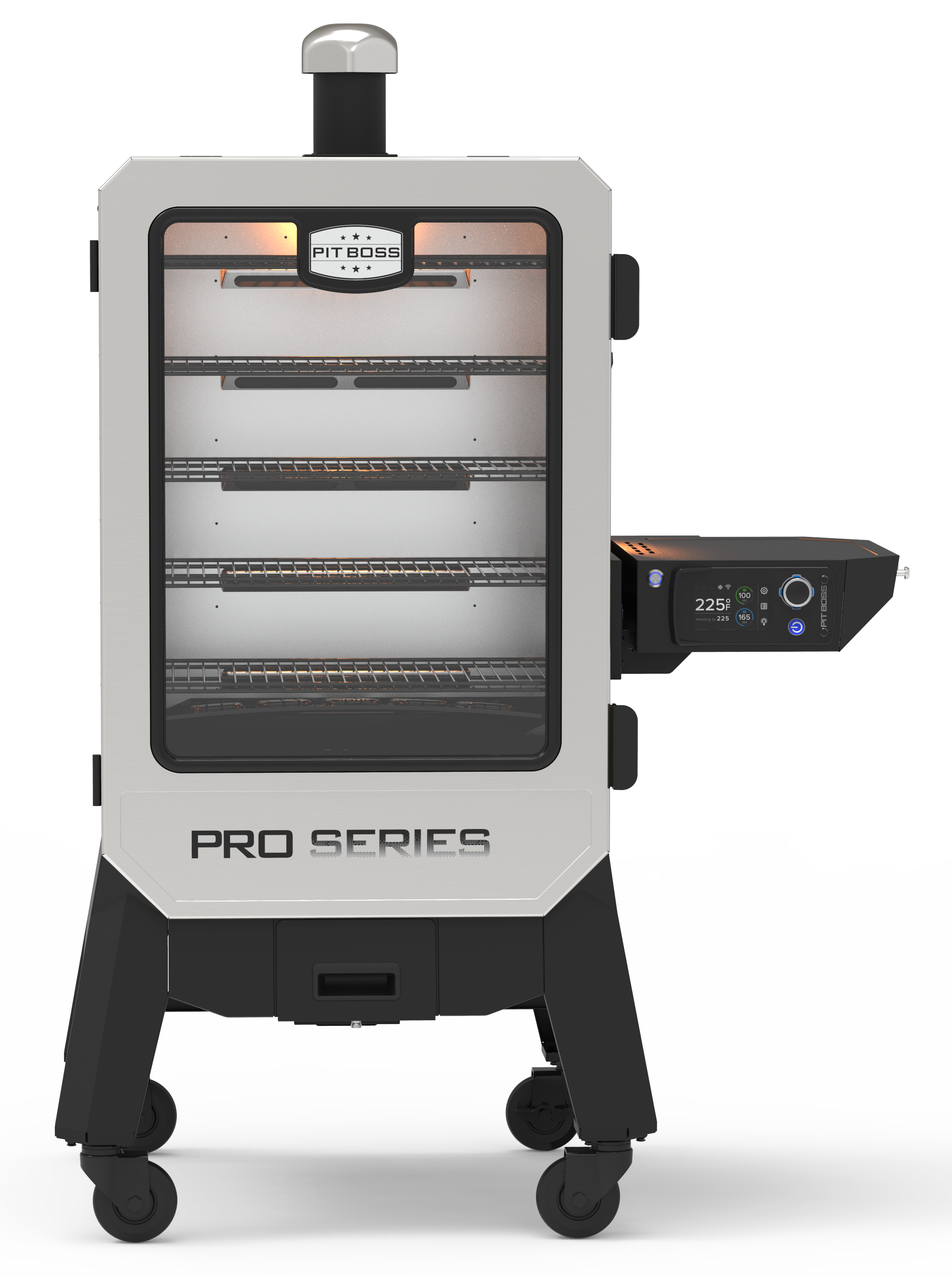 Pit Boss 6 Series Pro Elite 1529-Sq. in Stainless Steel Pellet Smoker
