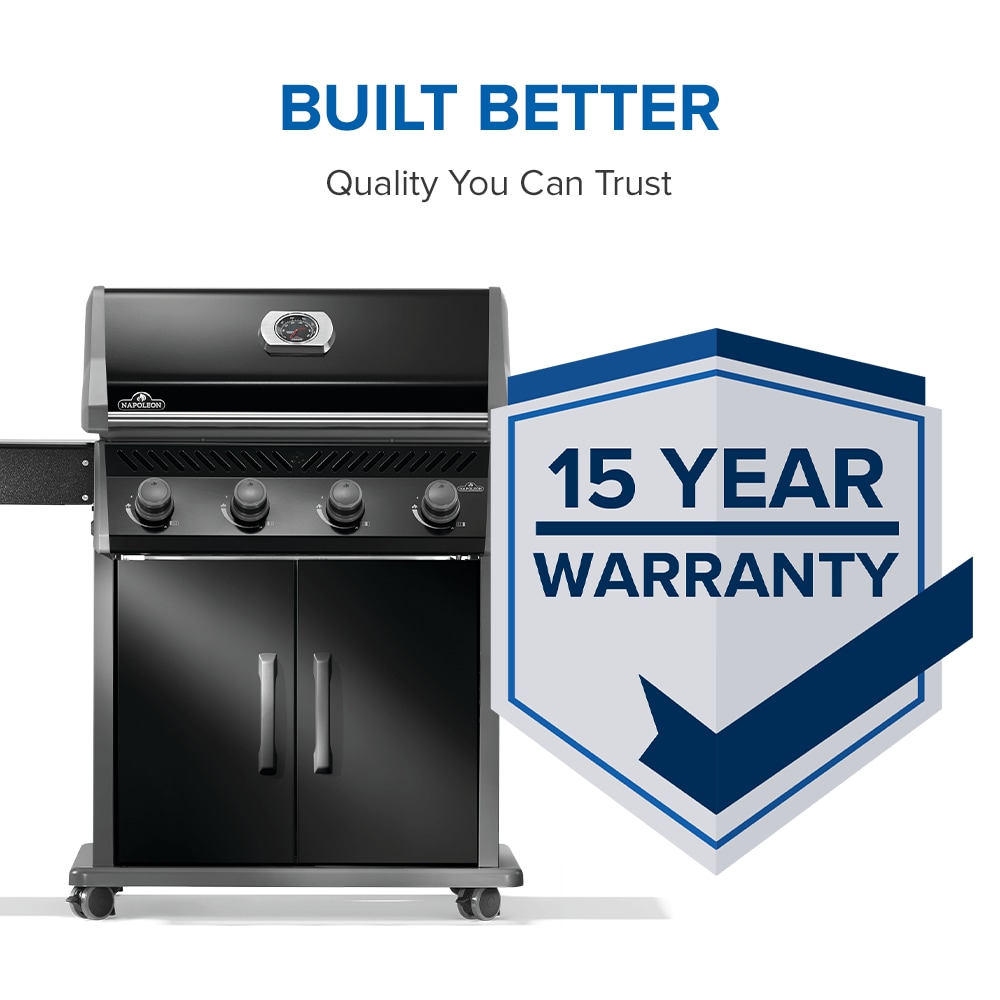 NAPOLEON Rogue 525 Series Black 4 -Burner Liquid Propane Gas Grill