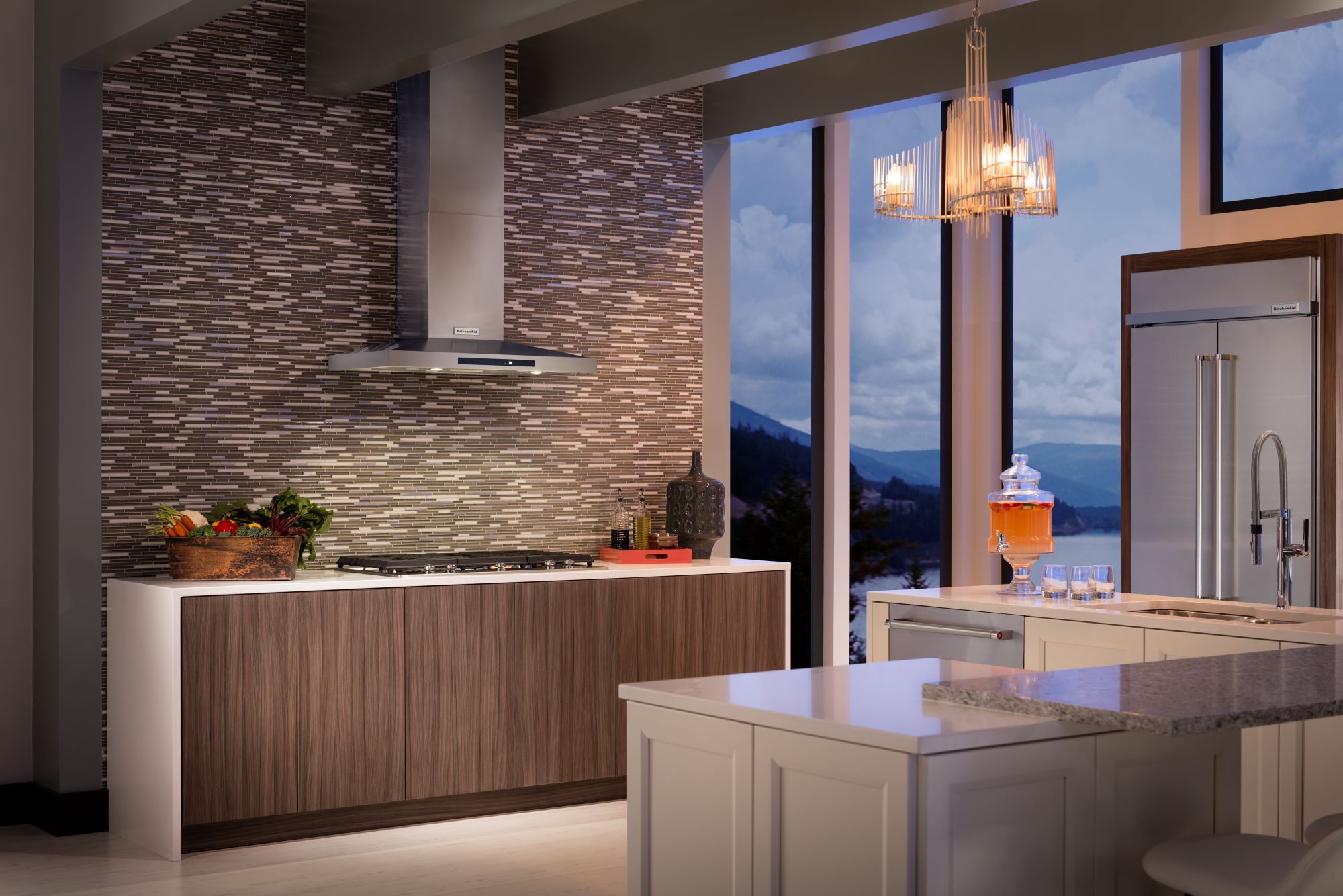 Wall-Mounted range hood Flue cover 2 -Pack Stainless Steel