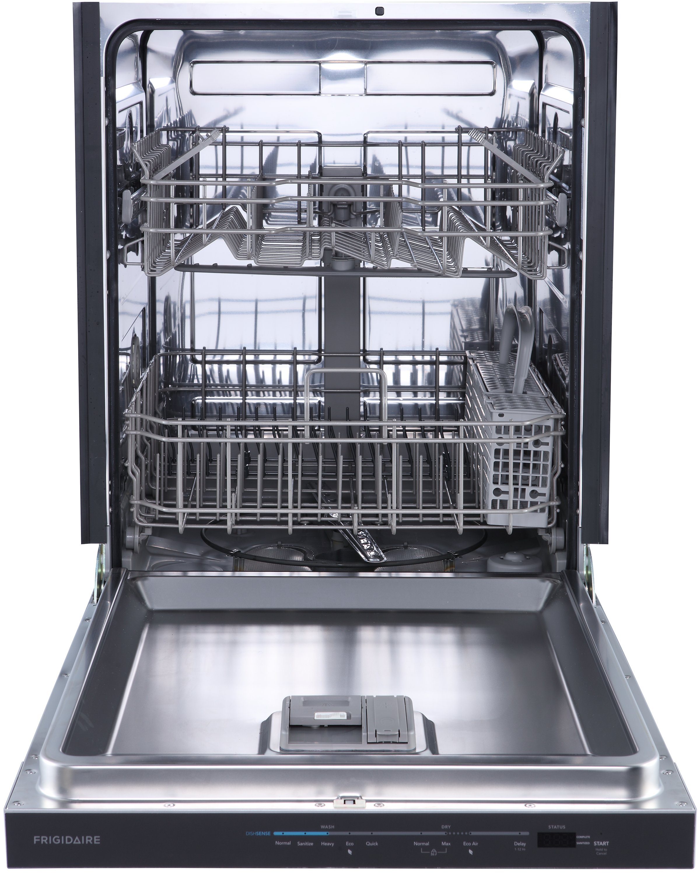 Frigidaire 24 in Top Control Built In Dishwasher Stainless Steel ENERGY STAR 49 dBA Very Quiet Sound Level