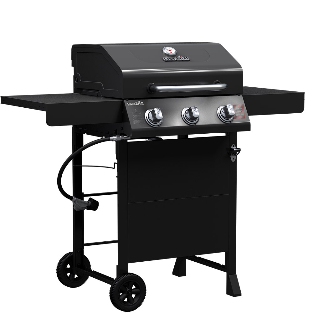 Charbroil Black 3 -Burner Liquid Propane Gas Grill