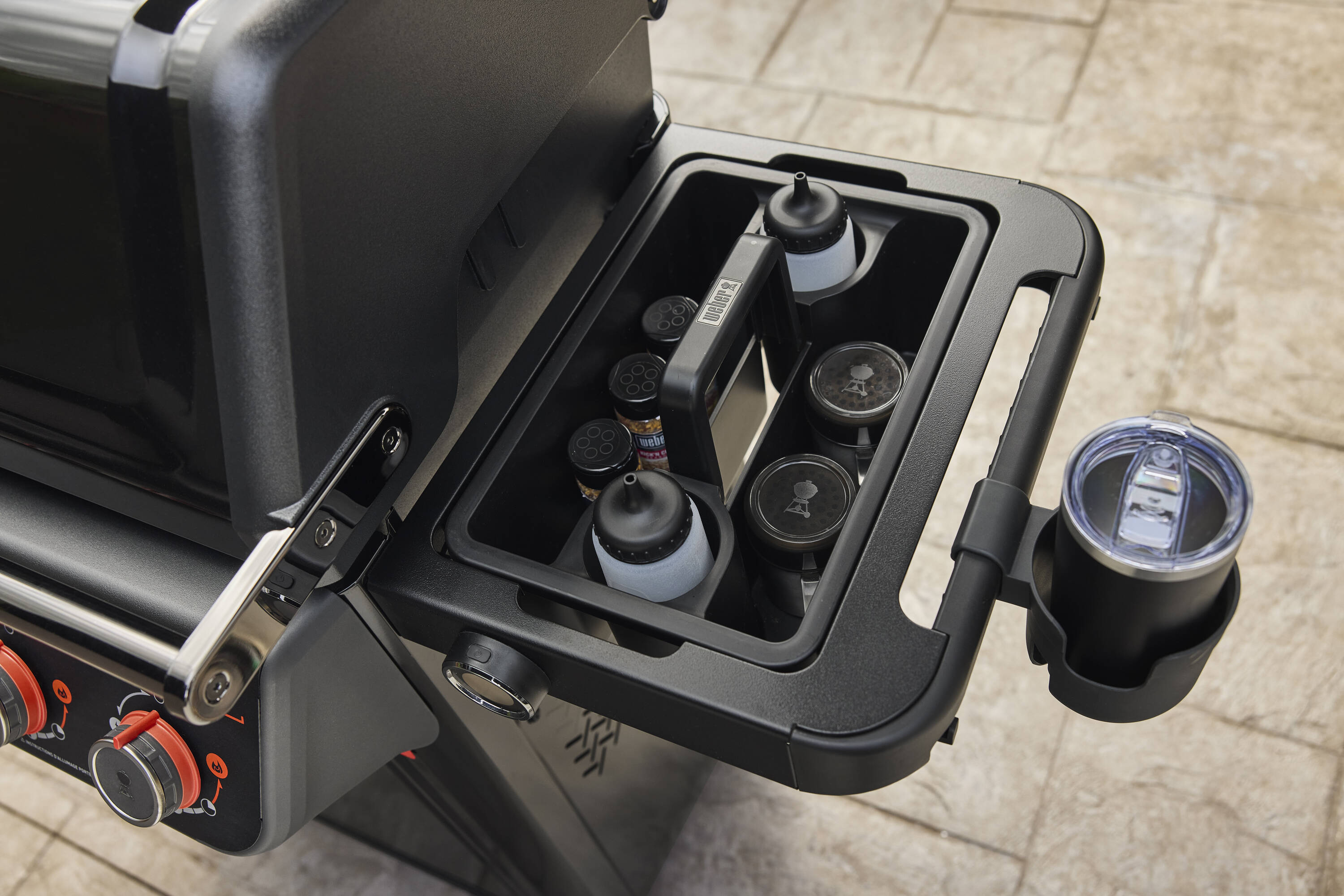 Weber Works 2 -Piece Plastic Grill caddy