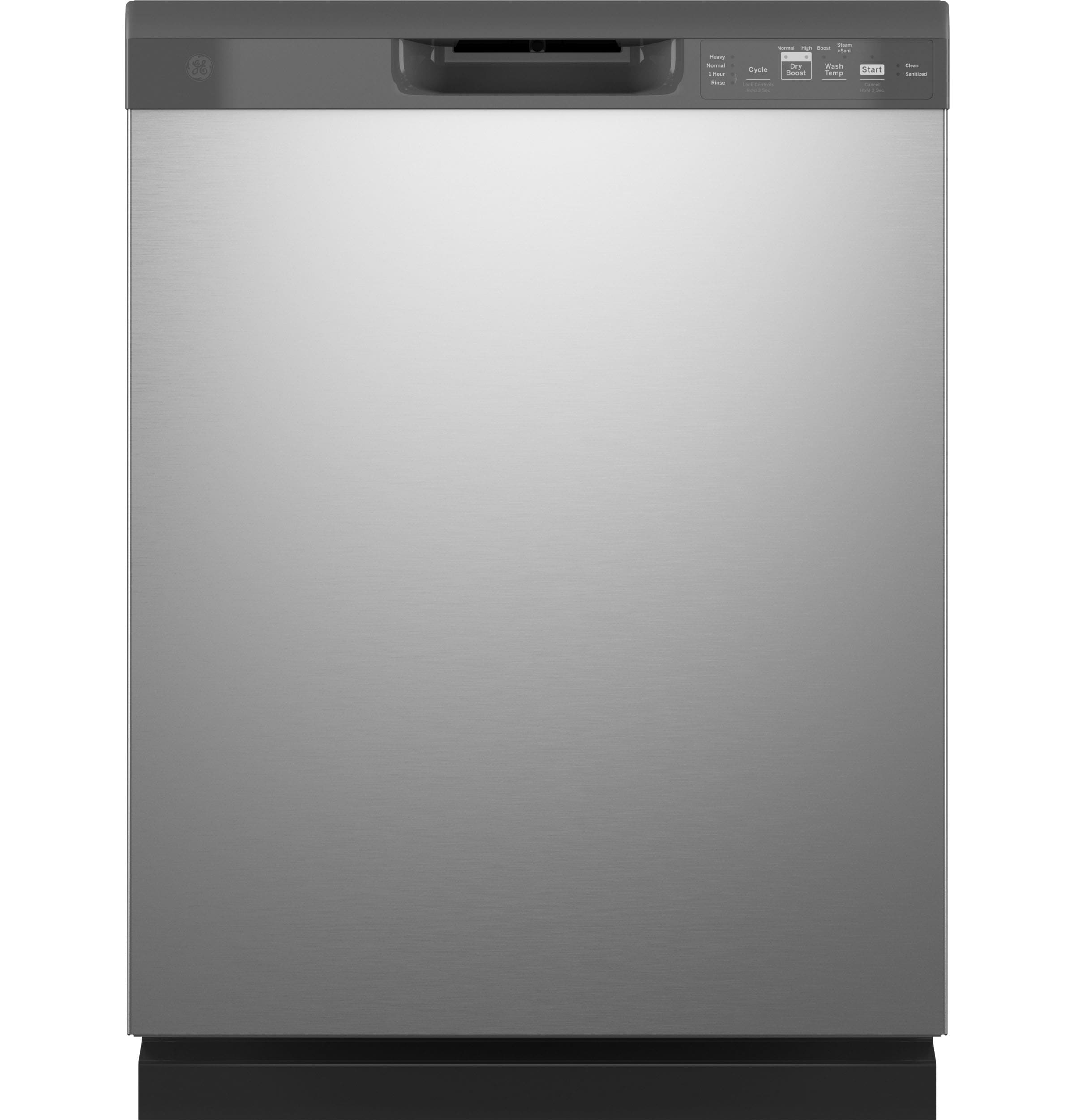 GE 55 Decibel Built in Dishwasher Hard Food Disposer Stainless Steel Common 24 in Actual 23 75 in ENERGY STAR