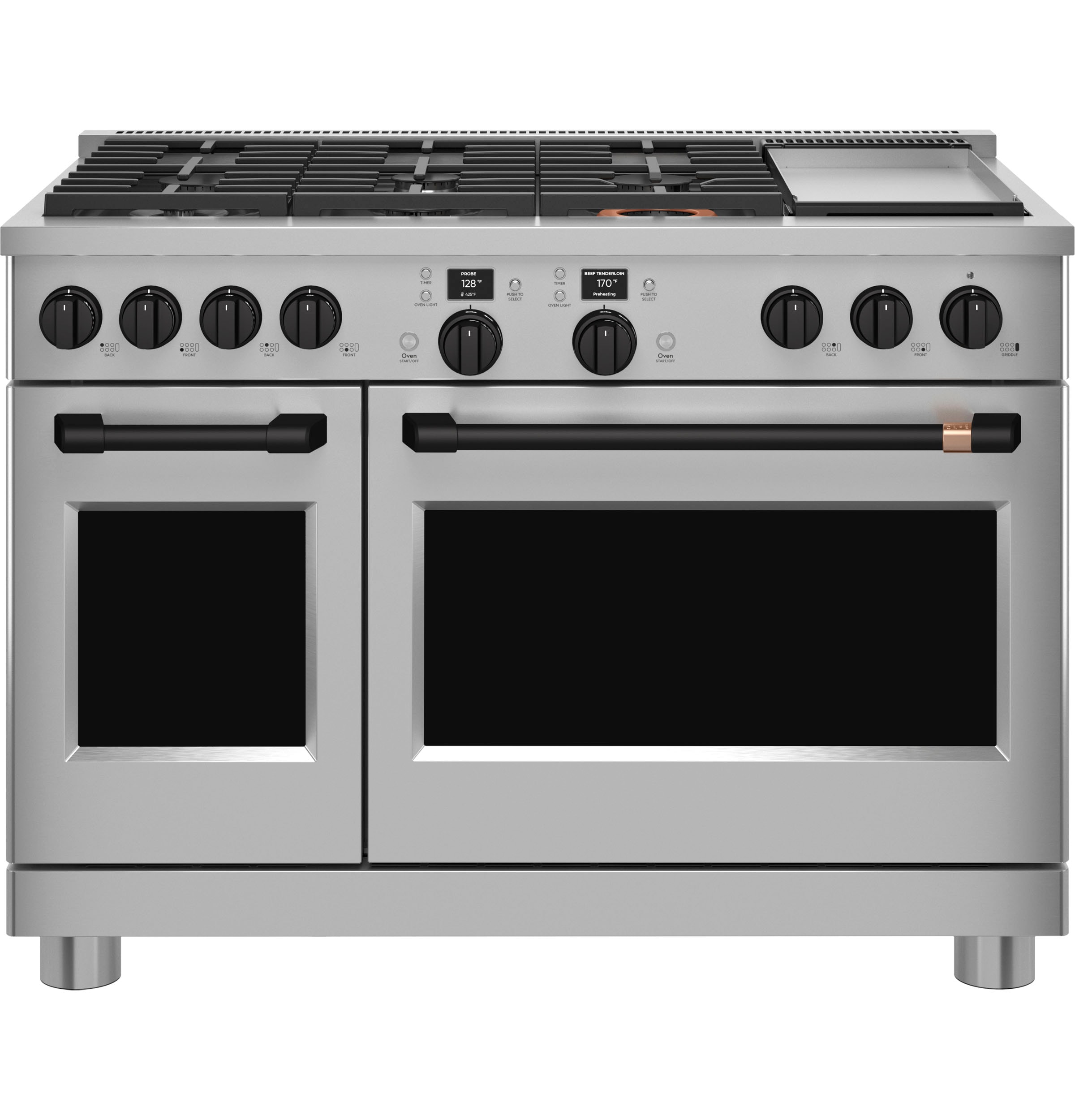 Cafe 48-in Gas range Handle and knob kit ( Flat Black )
