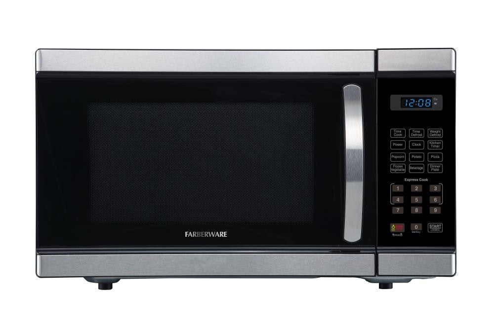 Farberware Farberware Professional FMO11AHTBKL 1 1 Cu Ft 1000 Watt Microwave Oven Stainless Steel
