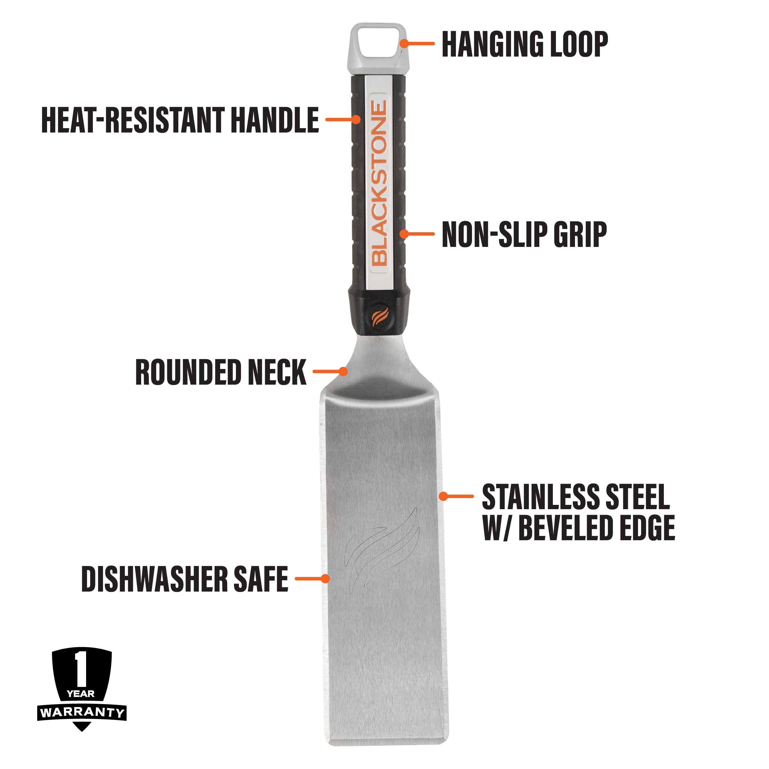 Blackstone Culinary Griddle Stainless Steel Spatula Stainless steel Spatula