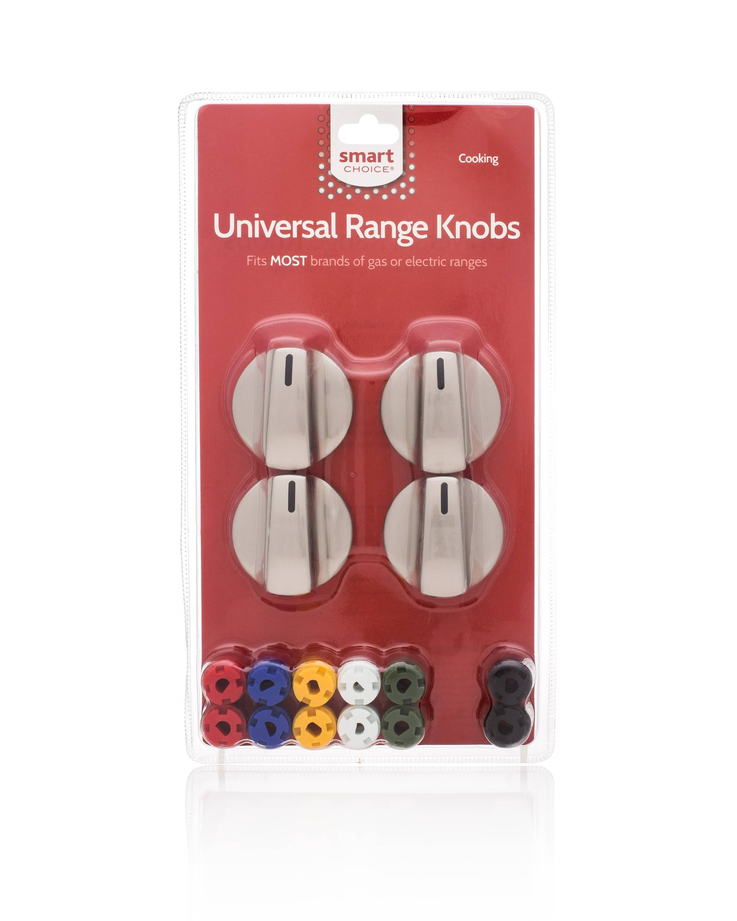 Smart Choice Universal Gas and electric range Knob kit ( Stainless Steel )