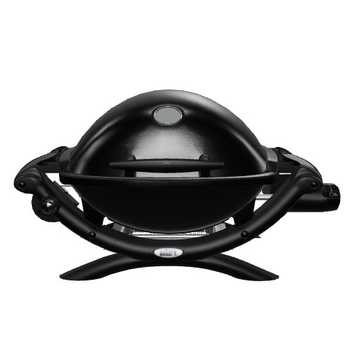 Weber Q 1200 189-Sq. in Black Portable Liquid propane Grill