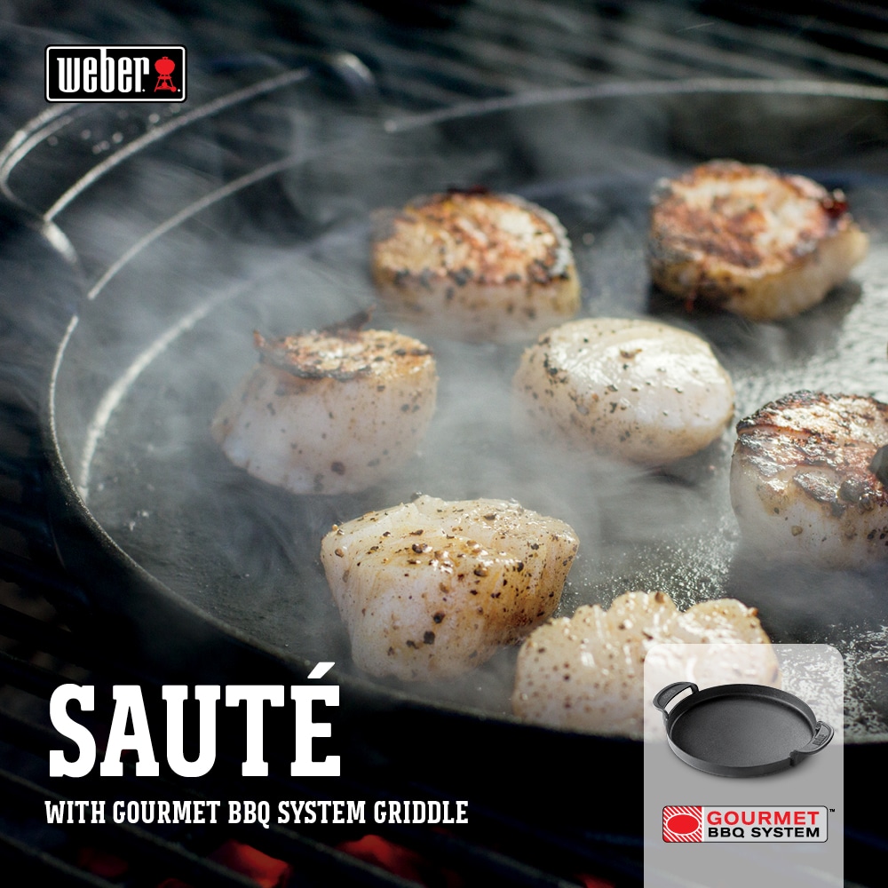Weber Porcelain-Enameled Cast-Iron Non-Stick Griddle