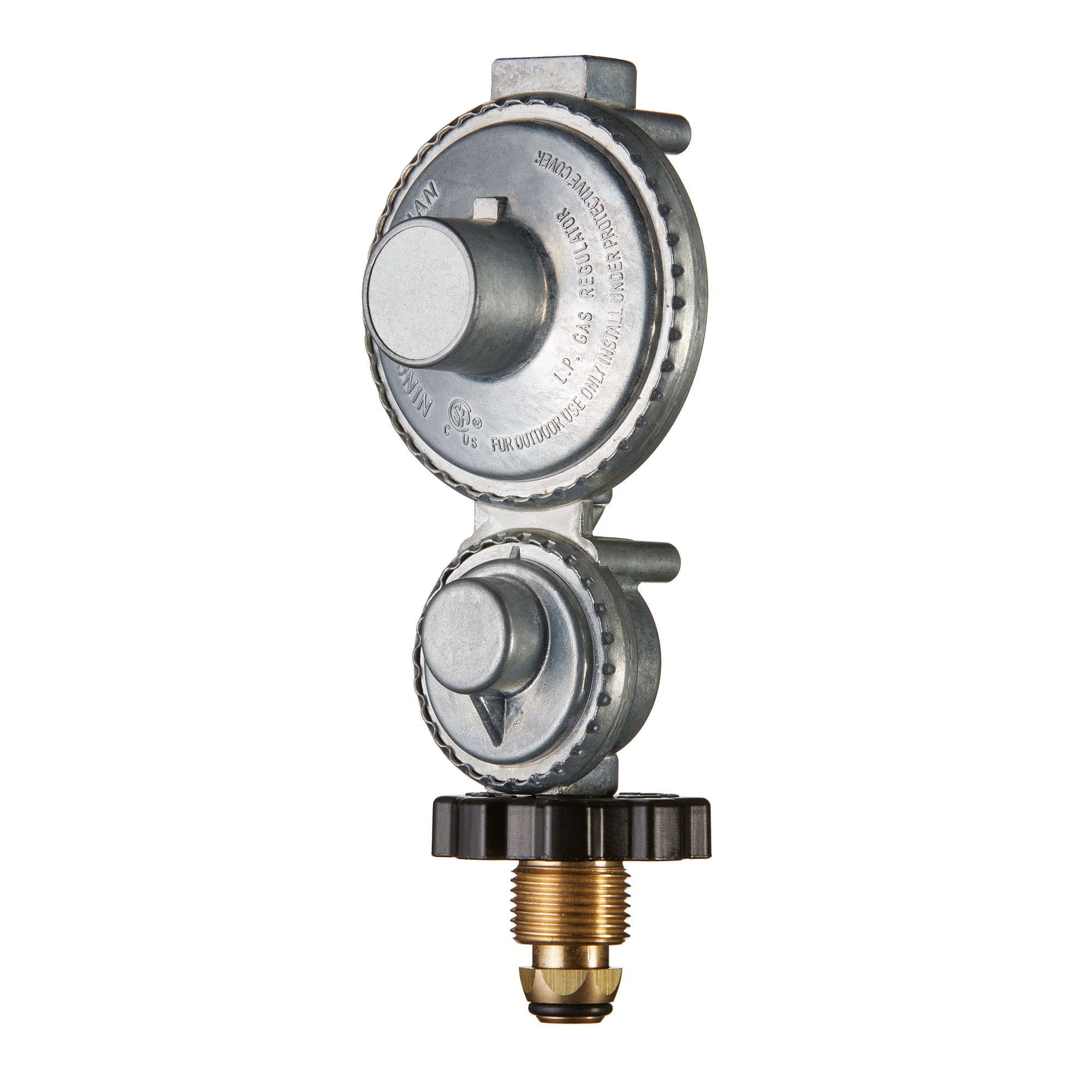 Master Forge 3/8-in Zinc Dual-stage regulator