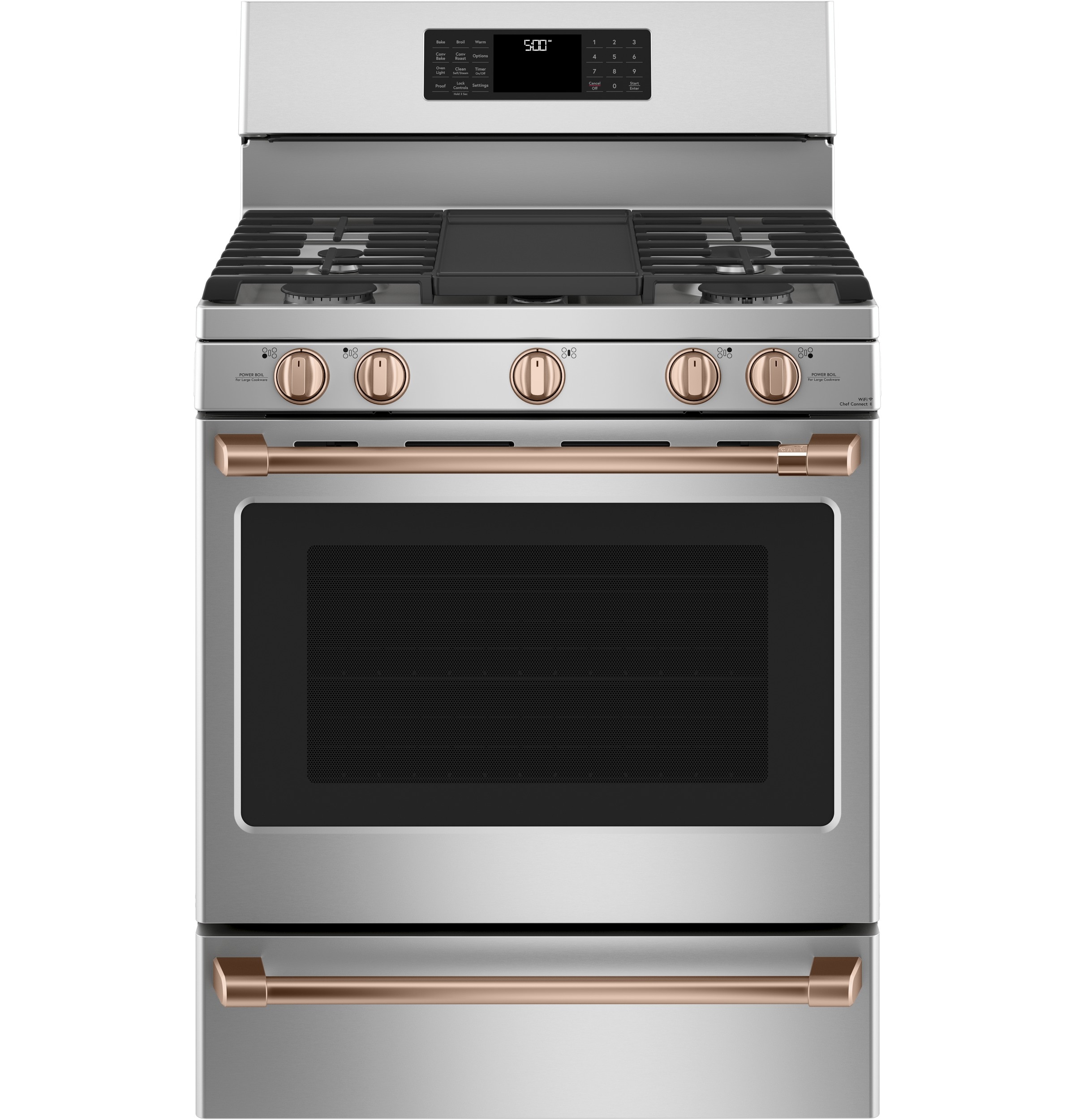 Cafe 30-in Gas range Handle and knob kit ( Brushed Copper )