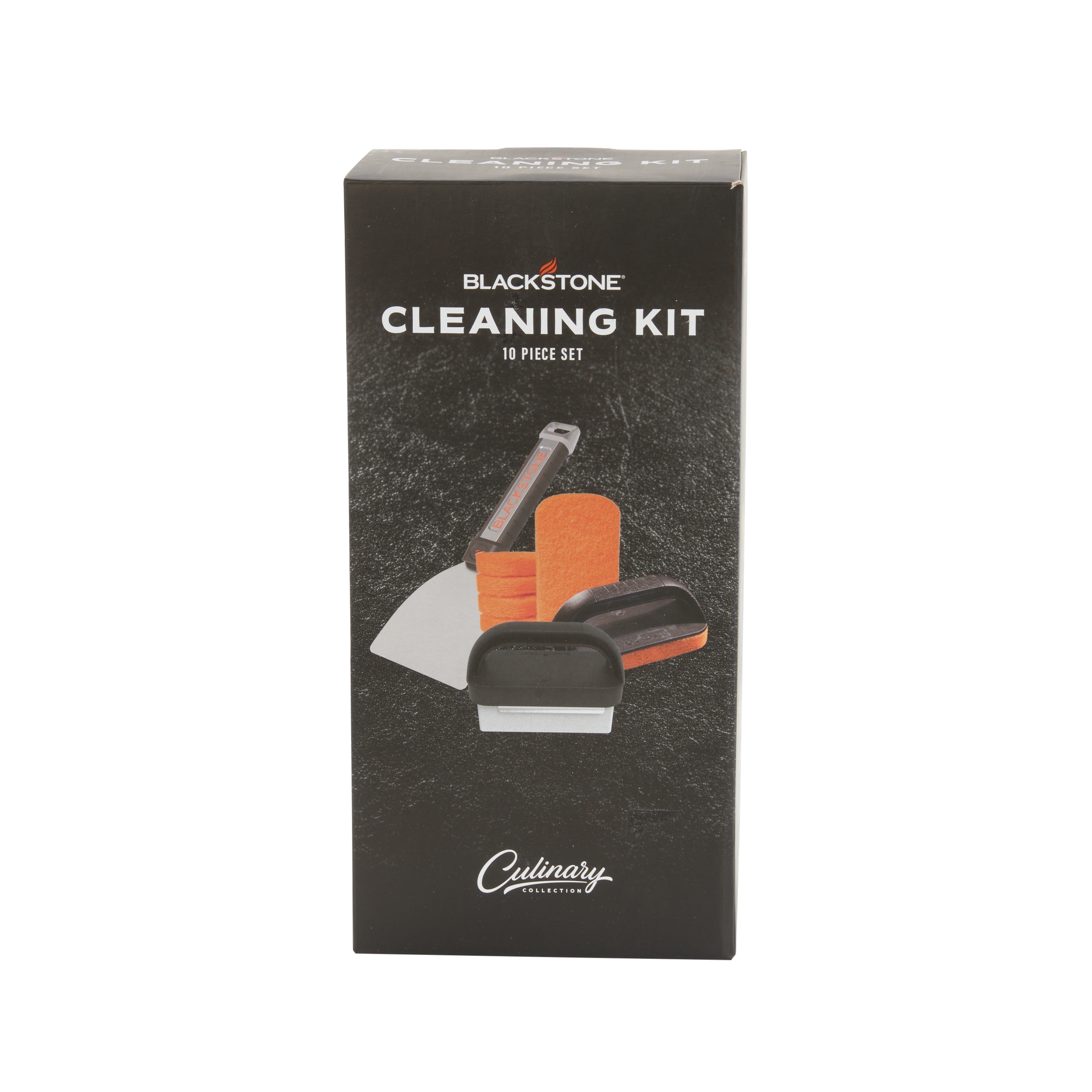 Blackstone Culinary 10-Piece Cleaning Kit with Pumice Grill cleaning block with 4-in with Scraper Blade
