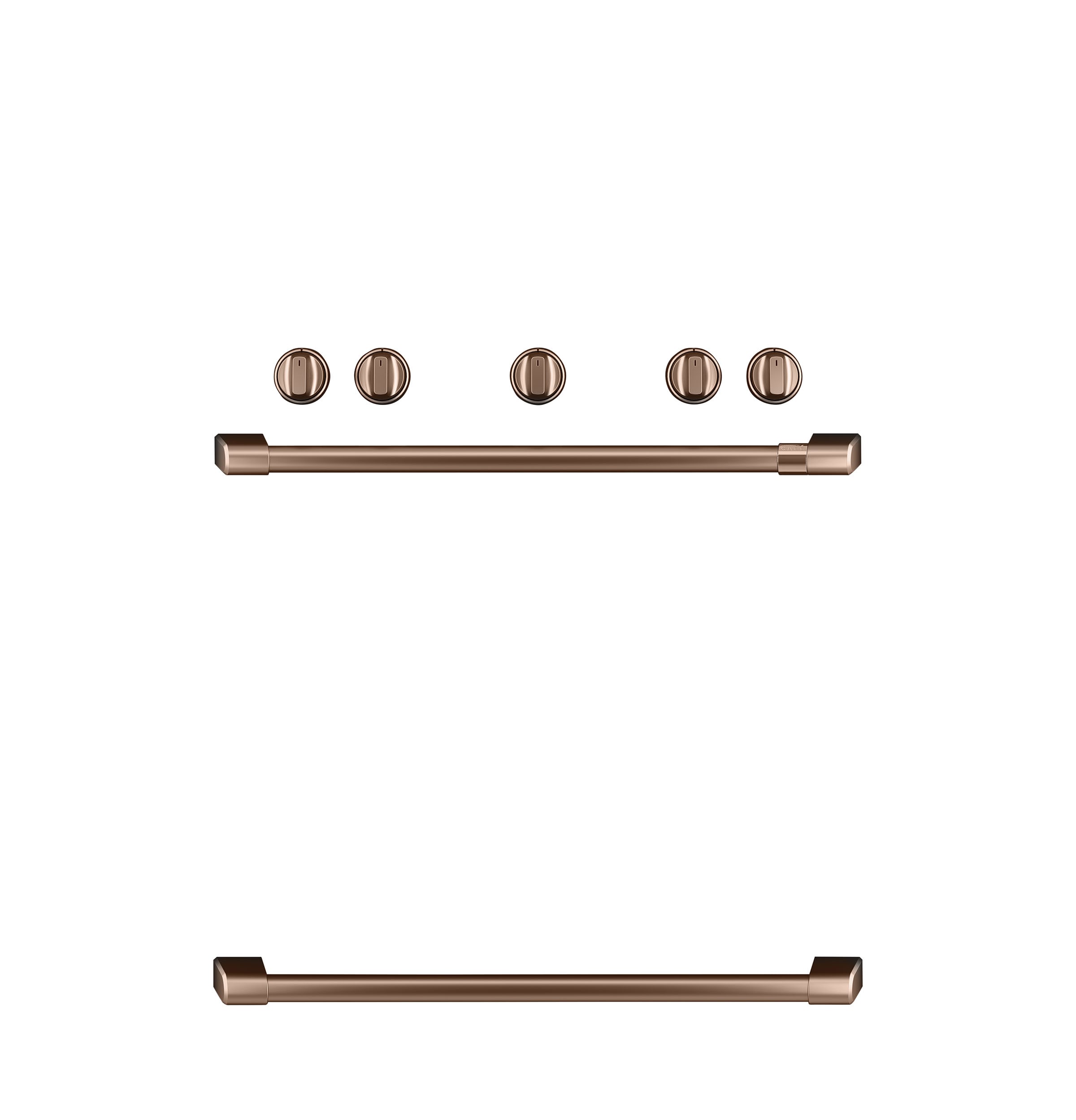 Cafe 30-in Gas range Handle and knob kit ( Brushed Copper )