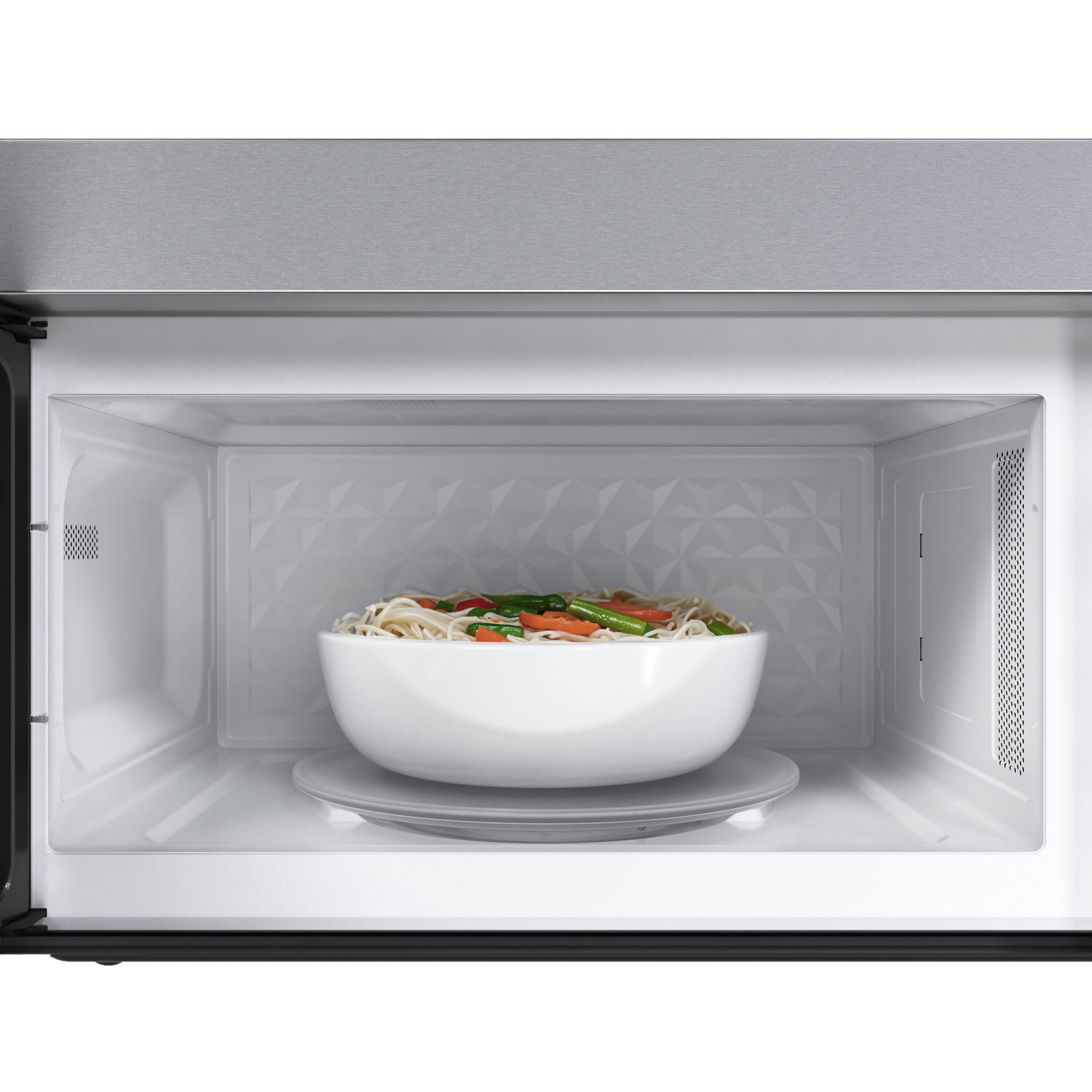 Bosch 100 Series 1 7 cu ft 29 88 in Over the Range Microwave with Sensor Cooking Stainless Steel