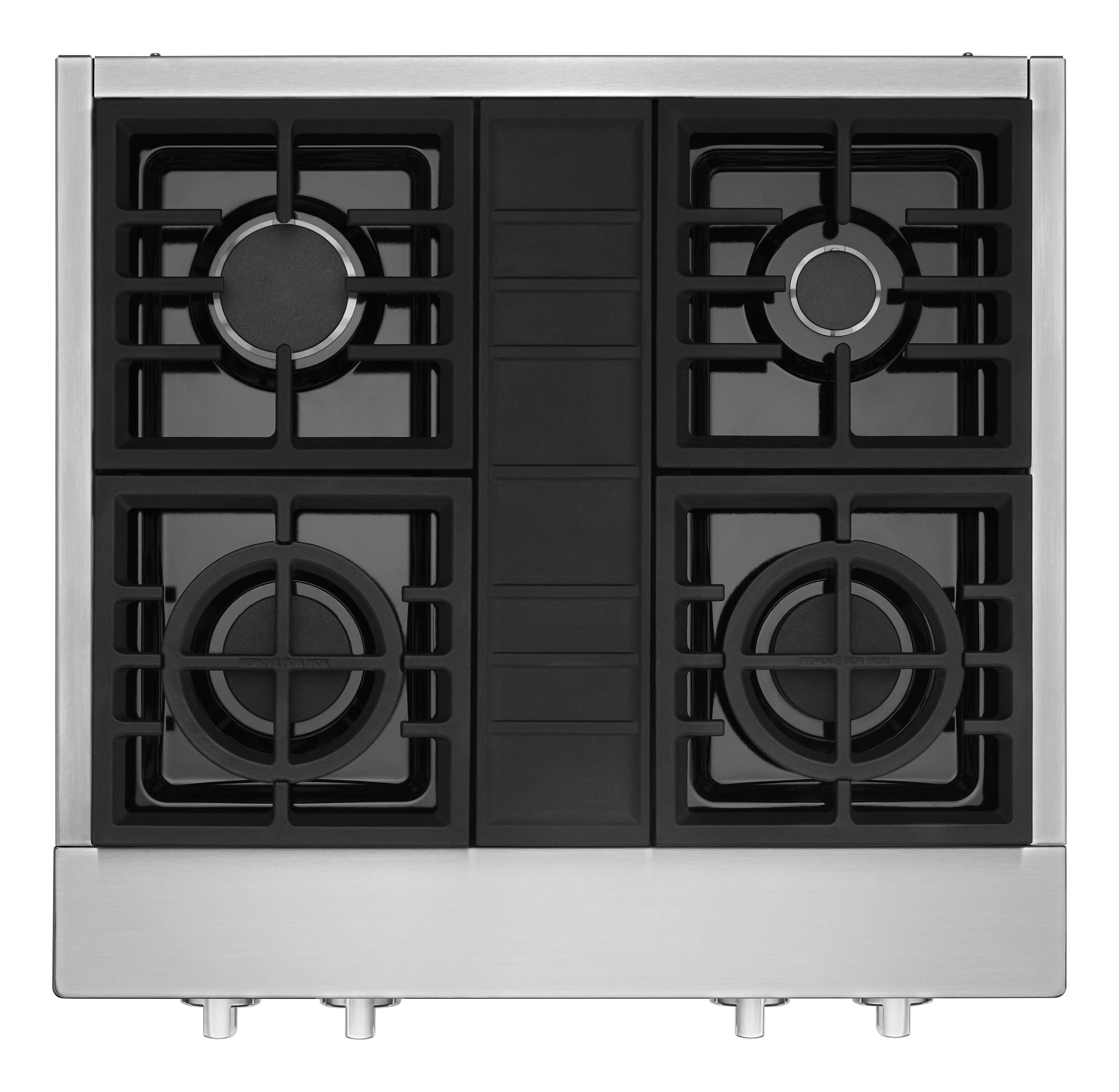 KitchenAid 30-in 4 burners Stainless steel Gas Cooktop