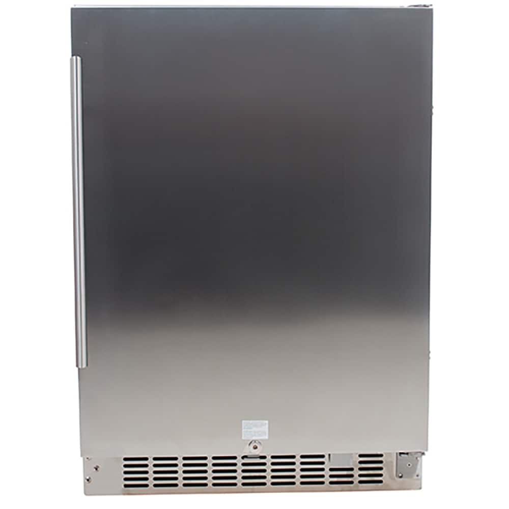 EdgeStar 23.4375-in W 142 -Can Capacity Stainless Steel Built-in/Freestanding Indoor Beverage Refrigerator
