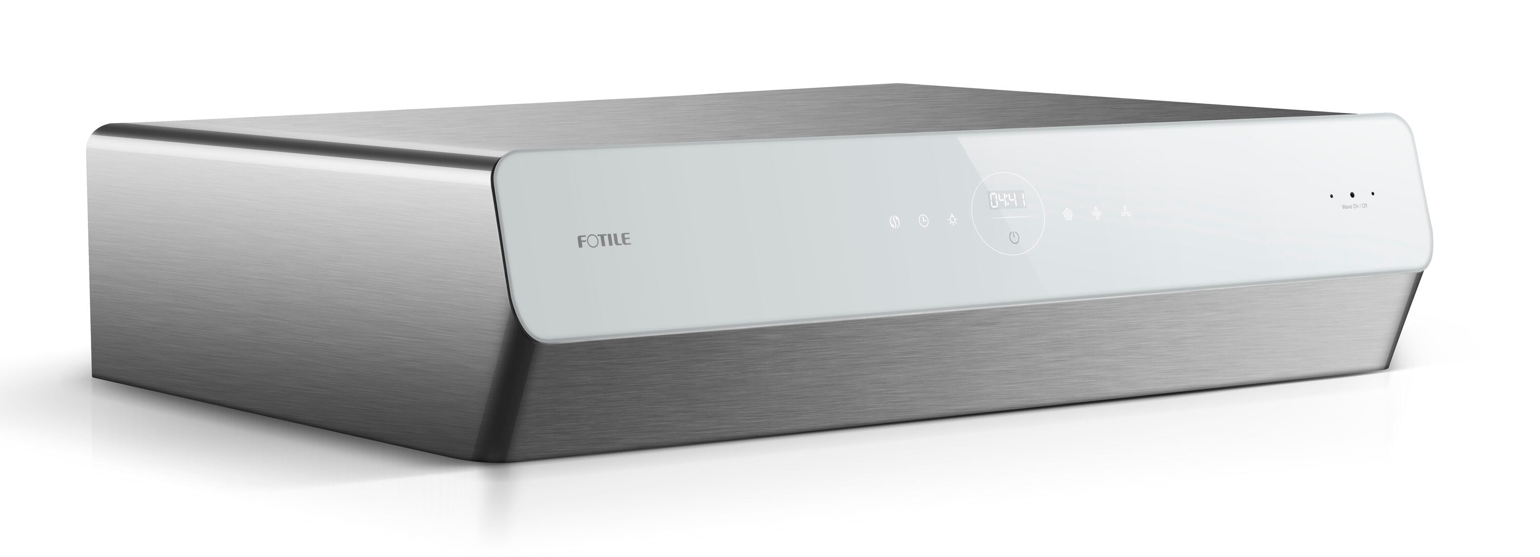 FOTILE Pixie Air 30 in Convertible Stainless Steel White Tempered Glass Undercabinet Range Hood