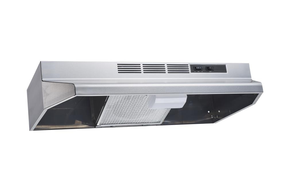 Winflo 30 in Ductless Stainless Steel Undercabinet Range Hood Common 30 in Actual 29 8 in