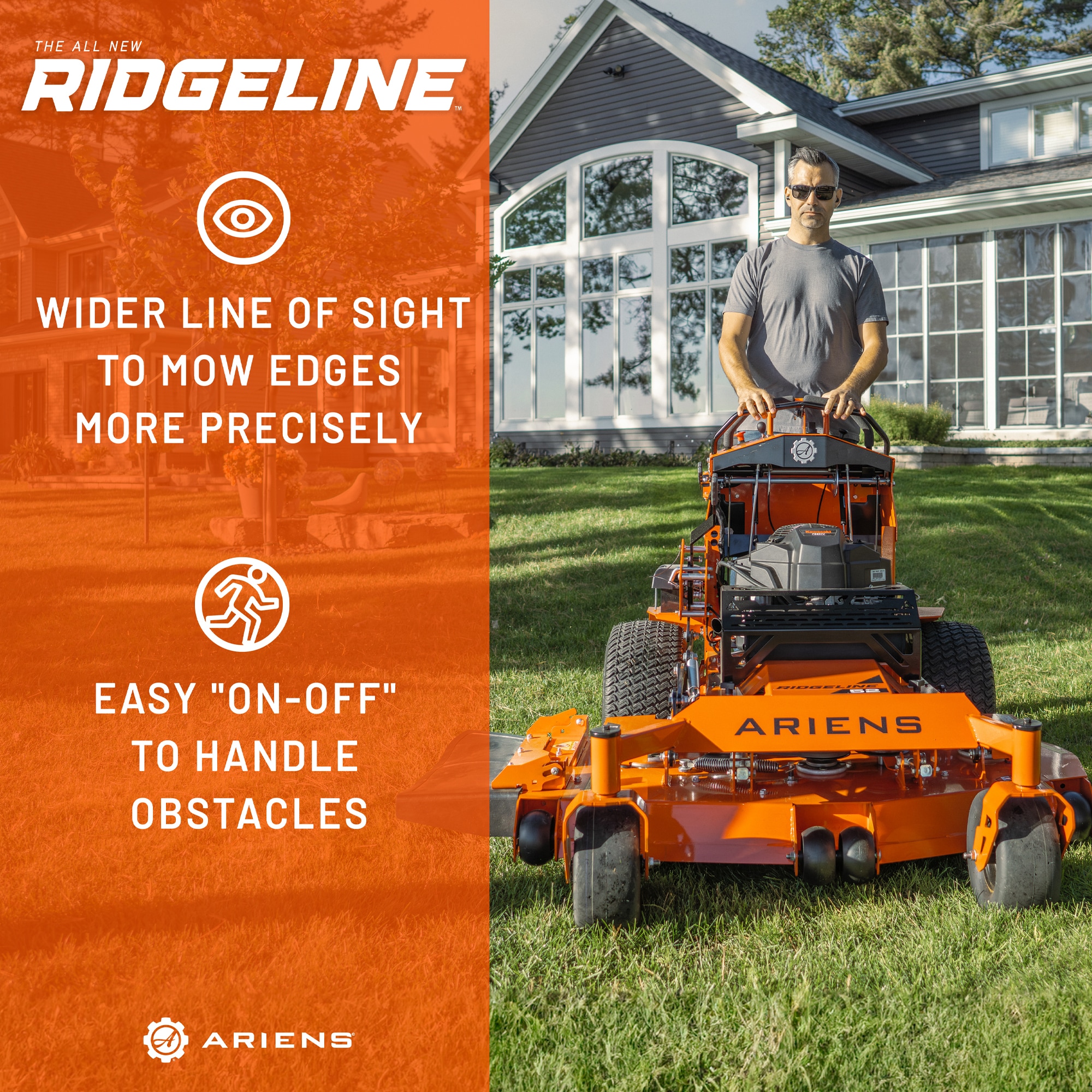 Ariens Ridgeline Stand On 52-in V-twin Gas Zero-turn Stand-on Lawn Riding Mower