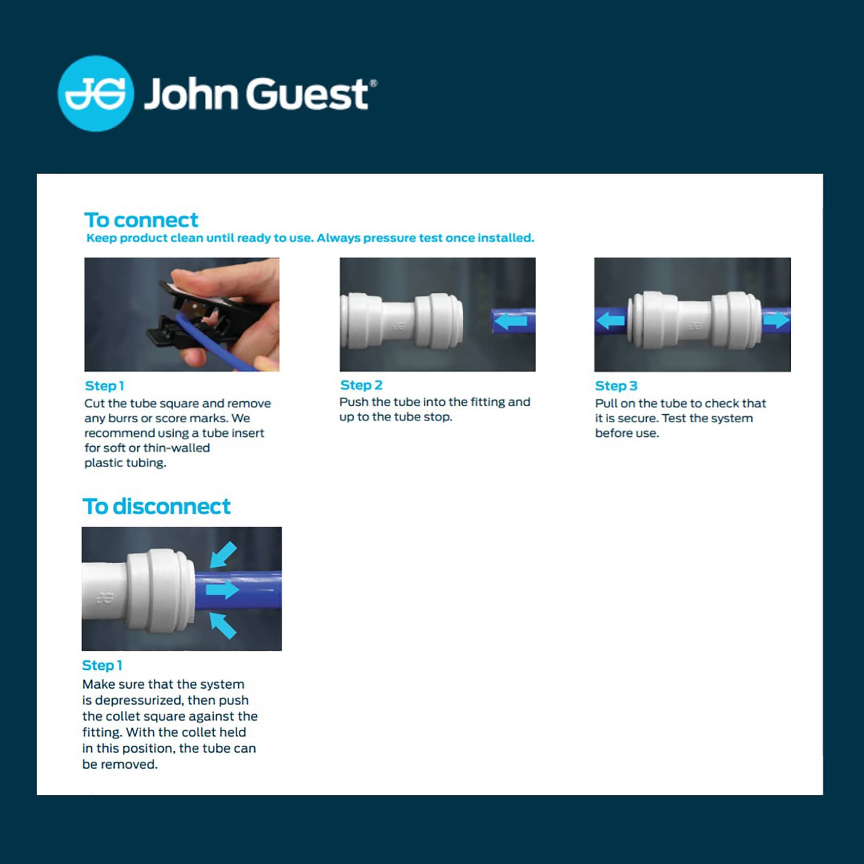 John Guest Refrigerator Automatic Ice Maker Kit