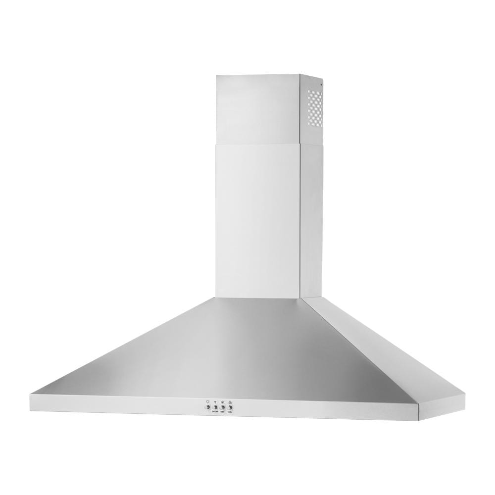 Whirlpool 36 in Wall Mount Range Hood Stainless Steel