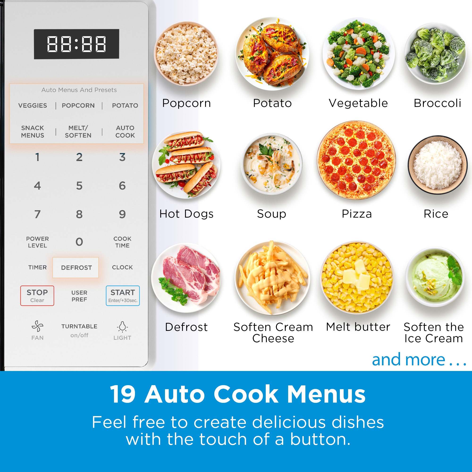 Midea Midea 1 7 cu ft Over the range microwave White