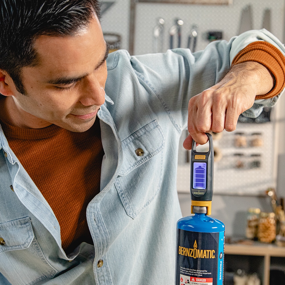 Bernzomatic Bernzomatic Fuel Gauge Plastic Propane scale