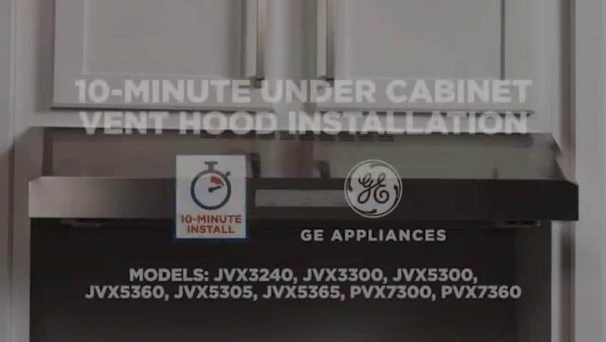 GE 30 in Ducted Black Undercabinet Range Hood Common 30 in Actual 29 875 in