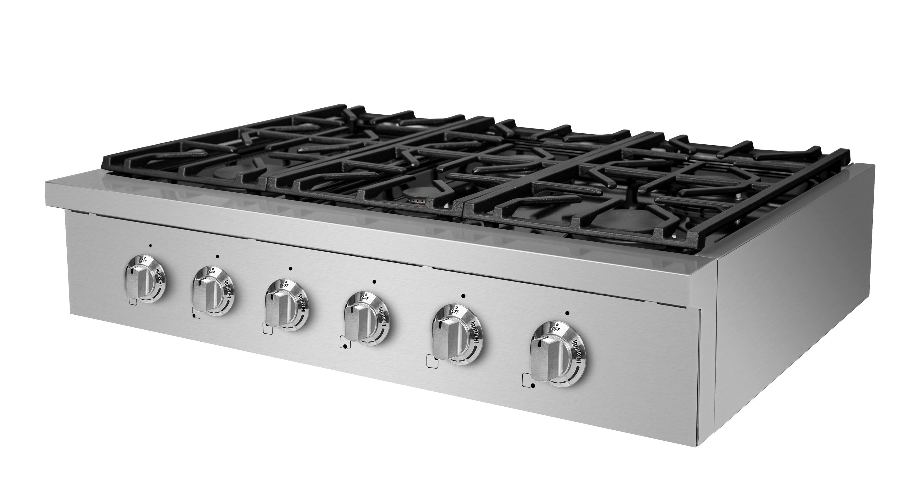NXR LST3611LP 36-in 6 burners Stainless steel Gas Cooktop