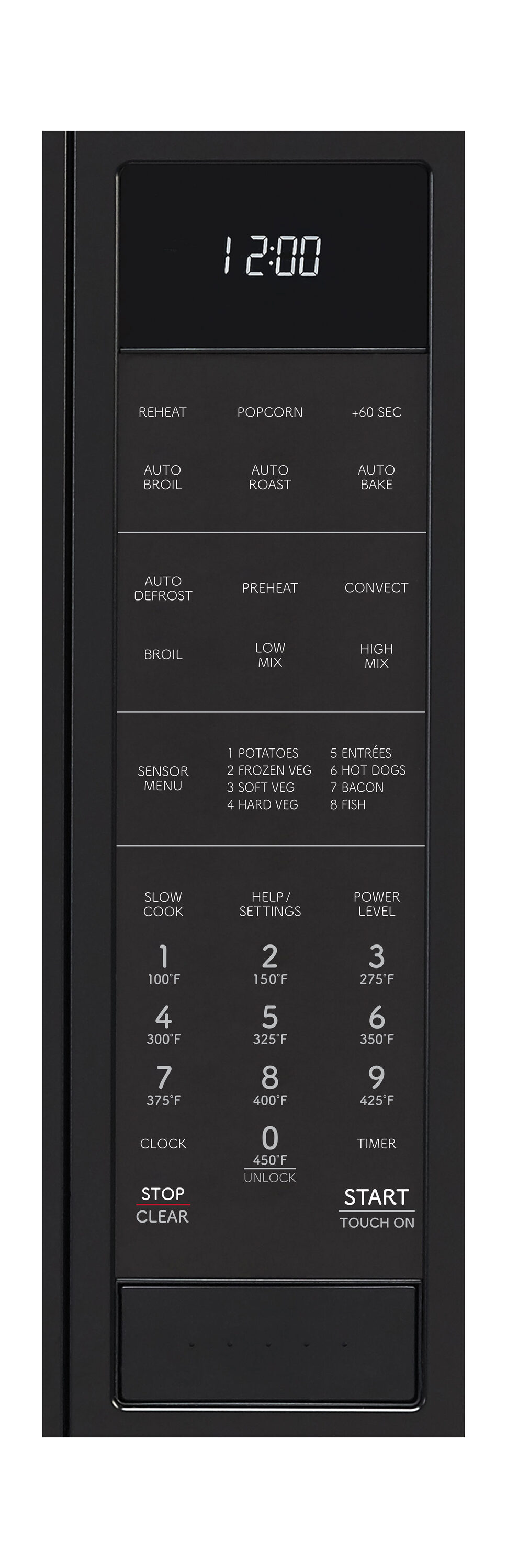 Sharp 1 5 cu ft Medium 900 Watt Sensor Cooking Controls Countertop Microwave Black