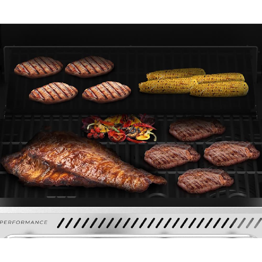 Charbroil Performance Series Gray 4 -Burner Liquid Propane Gas Grill 1 -Side Burner