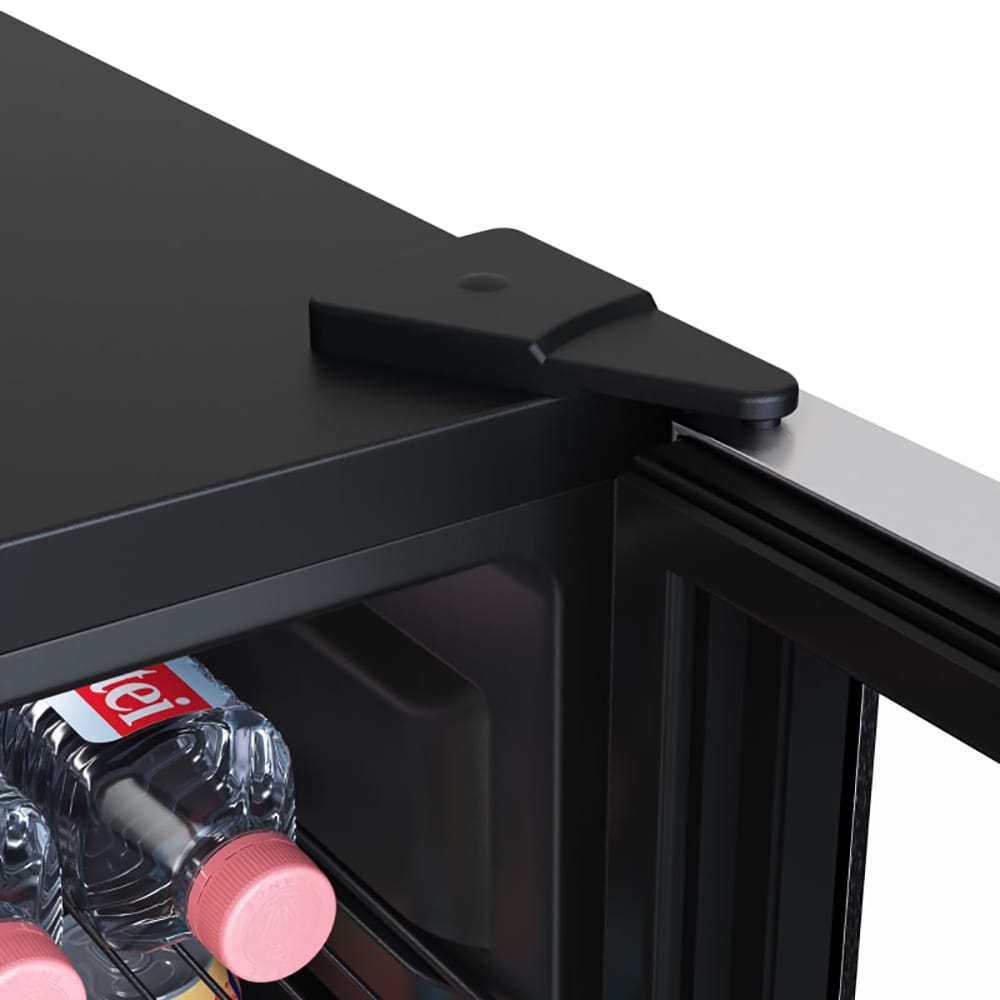 EdgeStar 17.50-in W 80 -Can Capacity Stainless Steel Freestanding Indoor Beverage Refrigerator with Glass Door