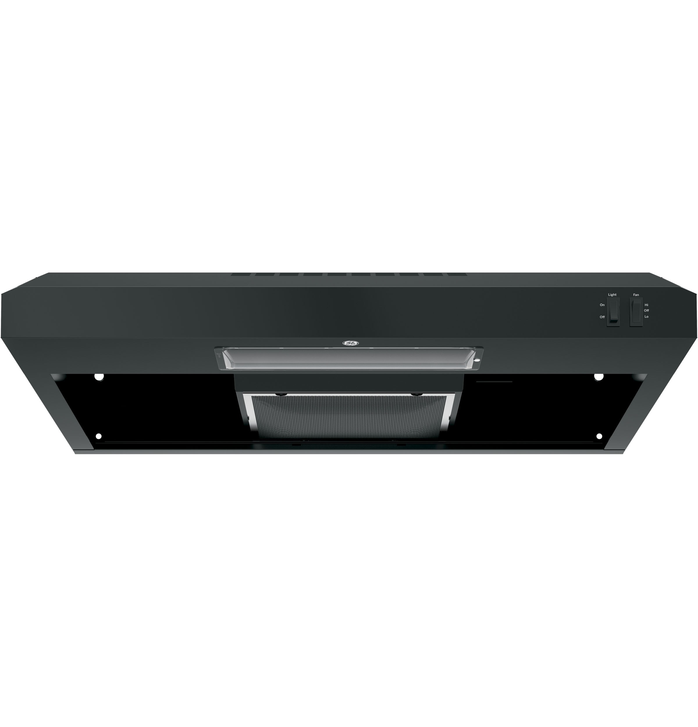 GE 30 in Ducted Black Undercabinet Range Hood Common 30 in Actual 29 875 in