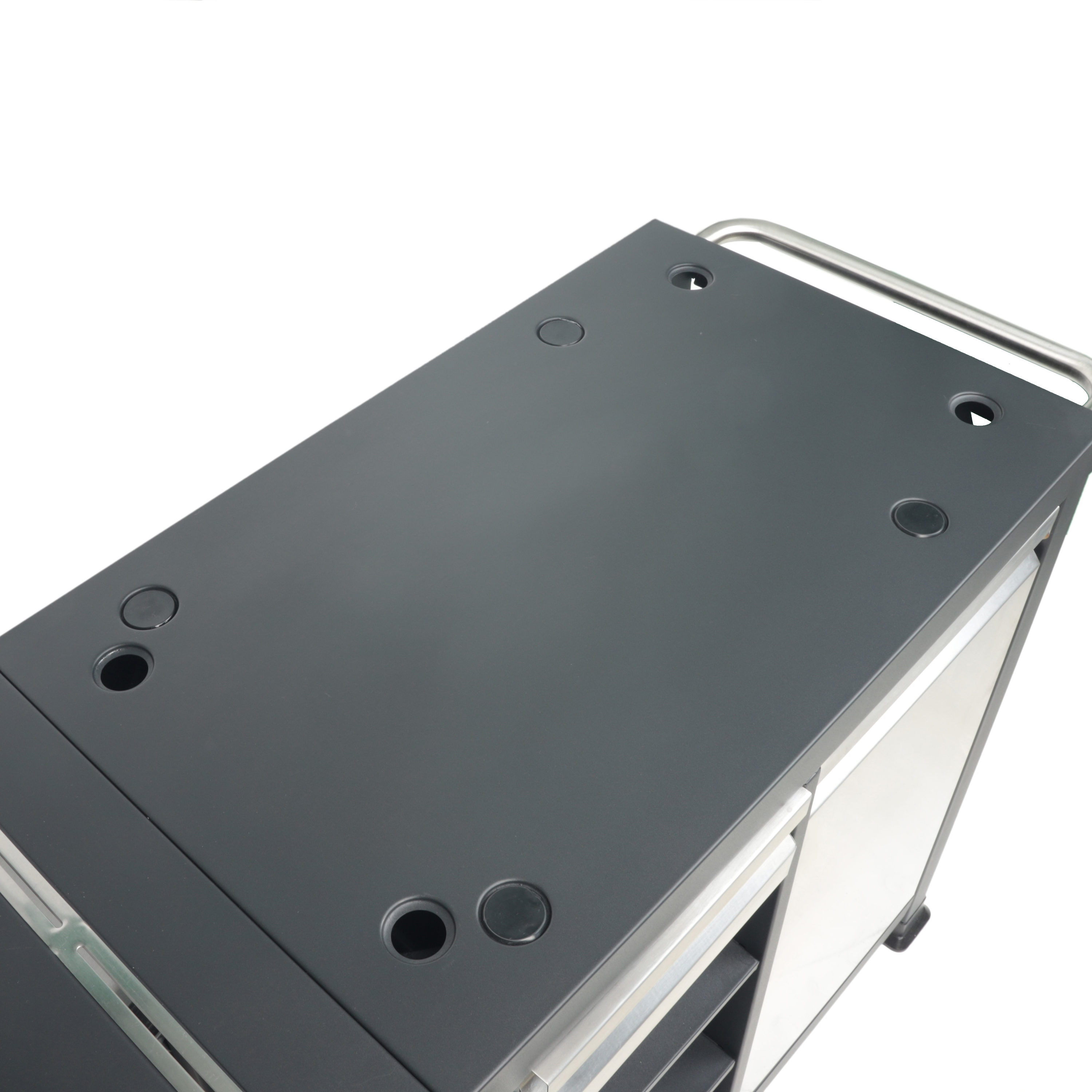 Razor Black Steel Folding Grill cart