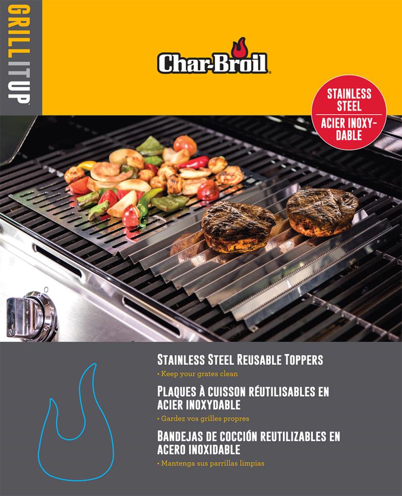 Charbroil 2 -Pack Stainless steel Grill sheet(s)