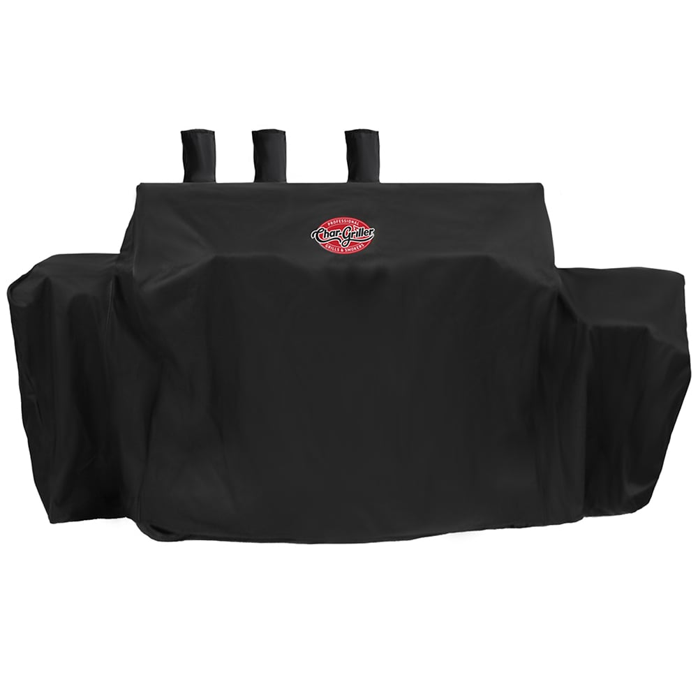 Char-Griller Duo Grill Cover 62-in W x 50-in H Black Gas grill Cover