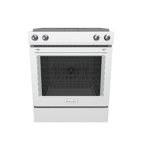 KitchenAid Deep Recessed 4 Burners Self Cleaning Convection with Downdraft Exhaust Stainless Steel Common 30 in Actual 29 875 in