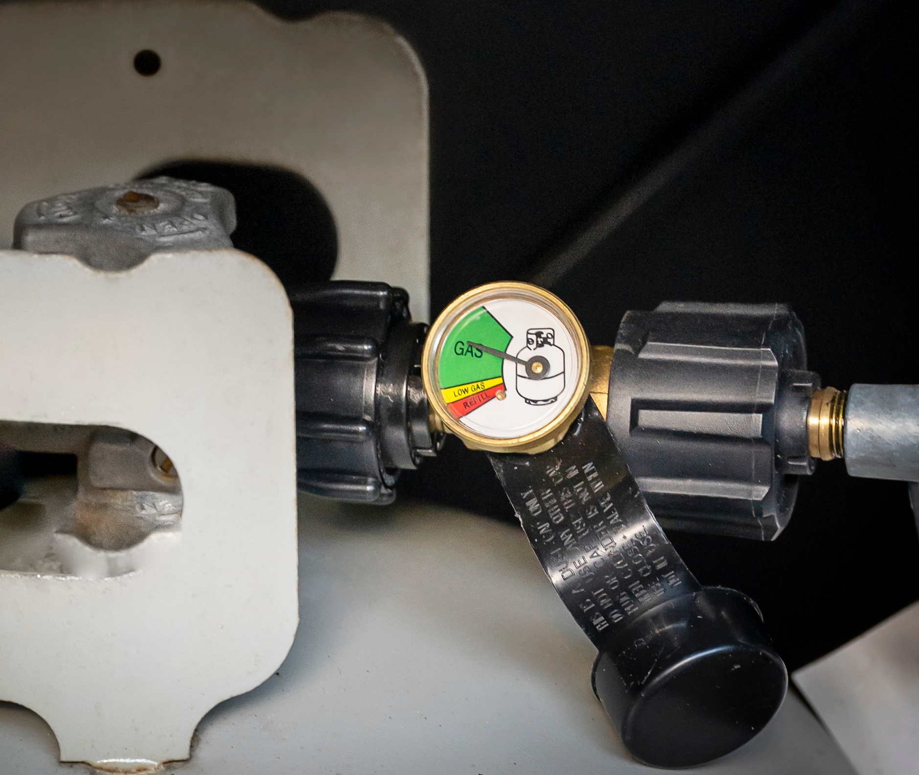 Blue Rhino Brass Propane fuel level gauge